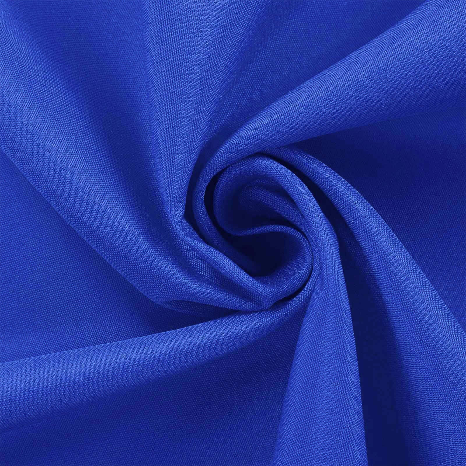Royal Blue Wrinkle-Resistant 50x120 Polyester Rectangle Tablecloth - Ideal for Events