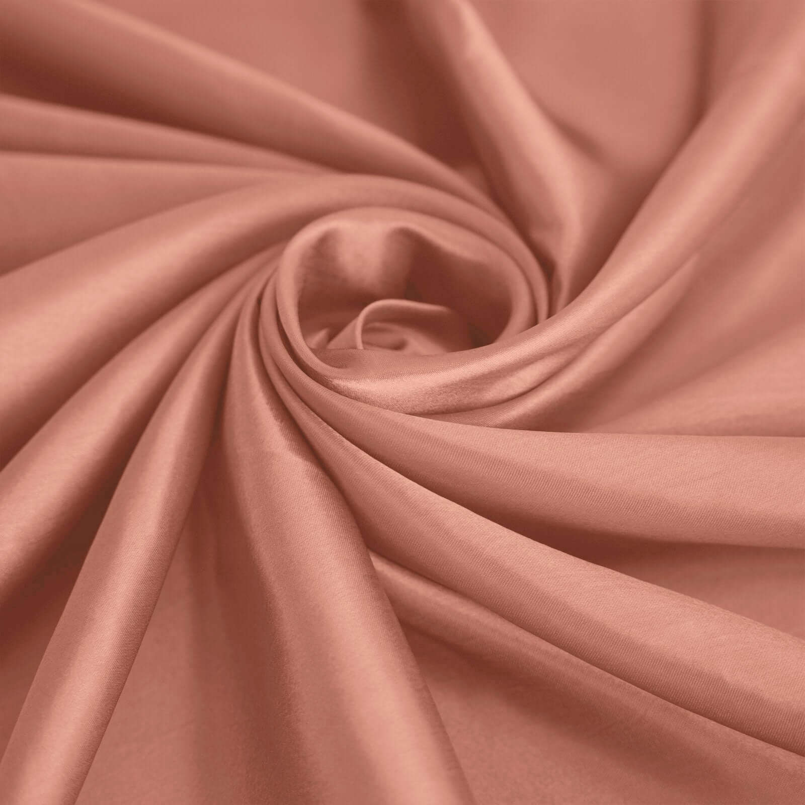 Exclusive Seamless Terracotta Satin Tablecloth 90x132