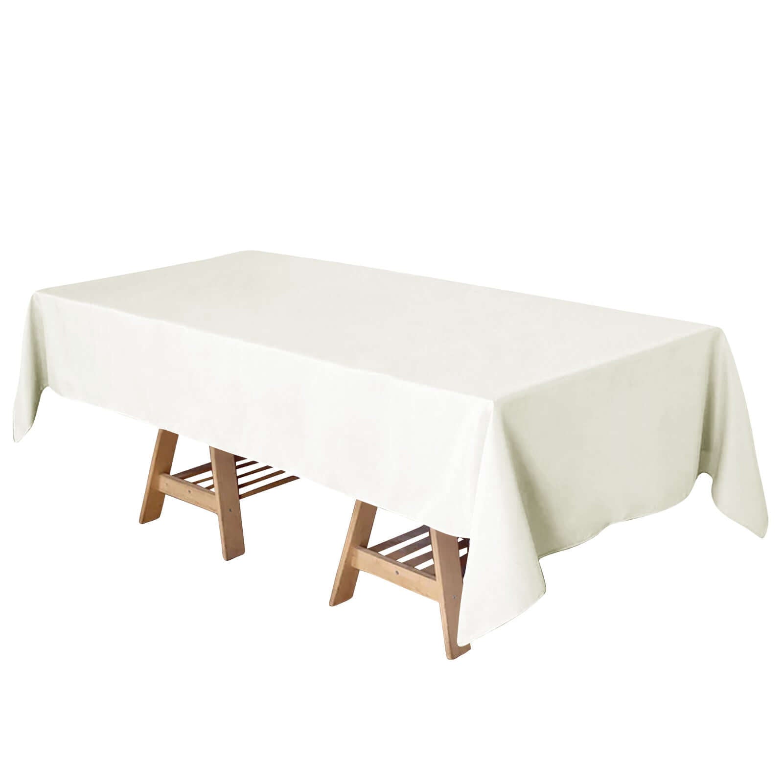 Polyester 60x102 Rectangle Tablecloth Ivory - Durable and Stylish Table Cover