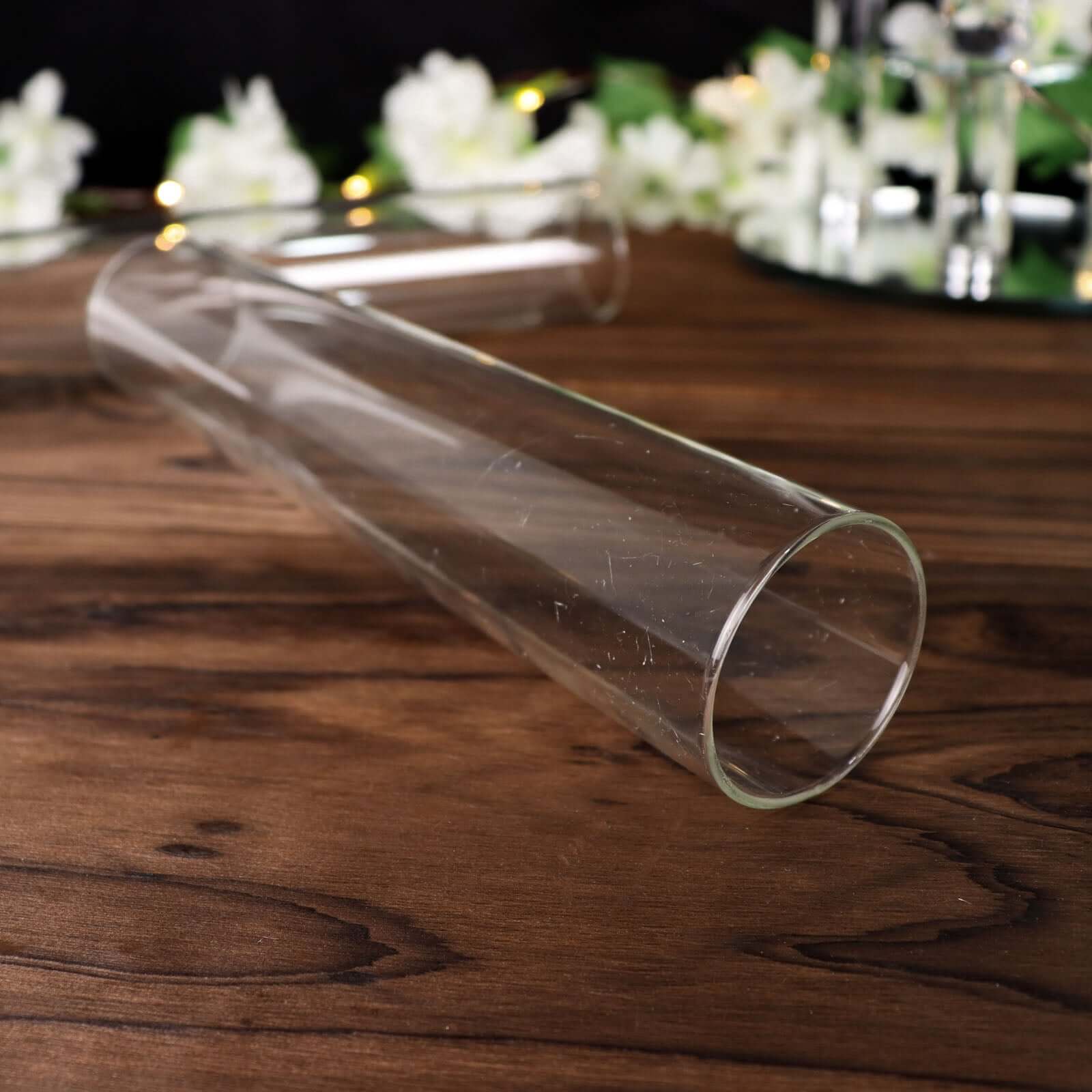 2-Pack Clear Glass Candelabra Shades - Ideal Table Centerpiece