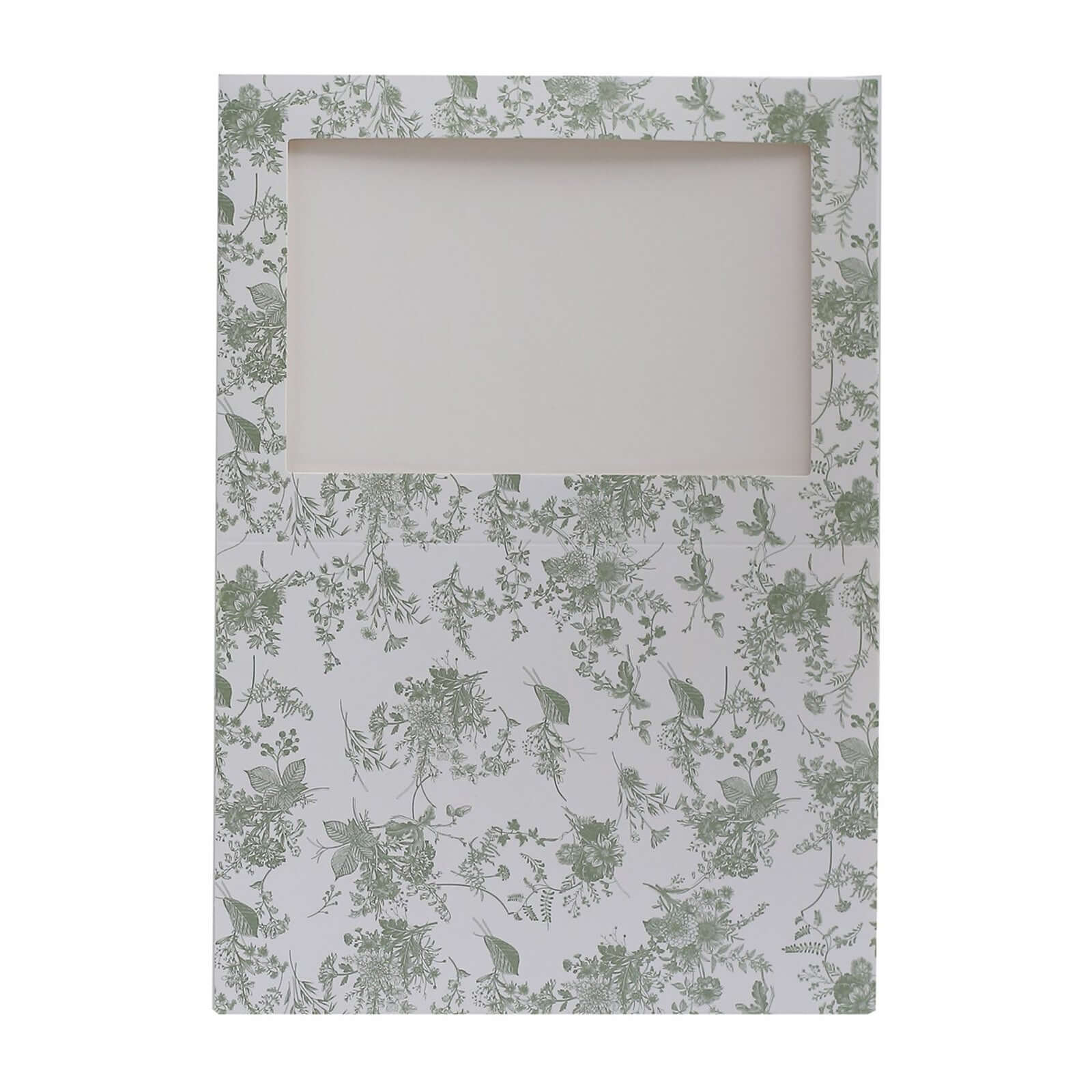 25-Pack Thank You Cards: White & Sage Green French Toile Design with Envelopes - Ideal for Parties & Milestones