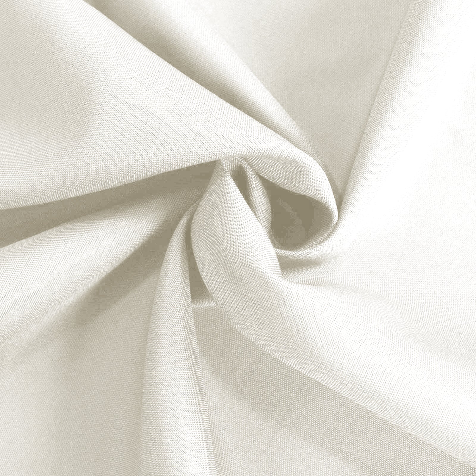 Ivory Polyester Seamless Wrinkle-Resistant 90x156 Rectangle Tablecloth - Ideal for Events