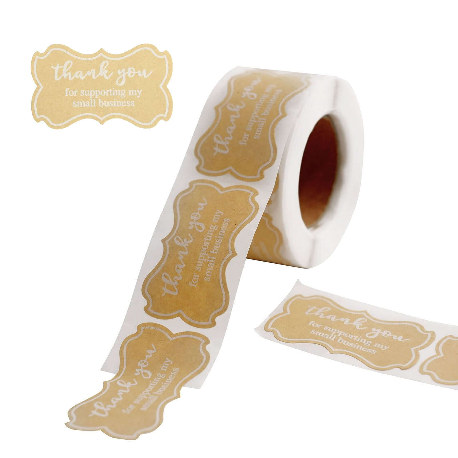 Get 500Pcs Thank You Stickers for Small Business Support - Ideal for DIY Envelopes