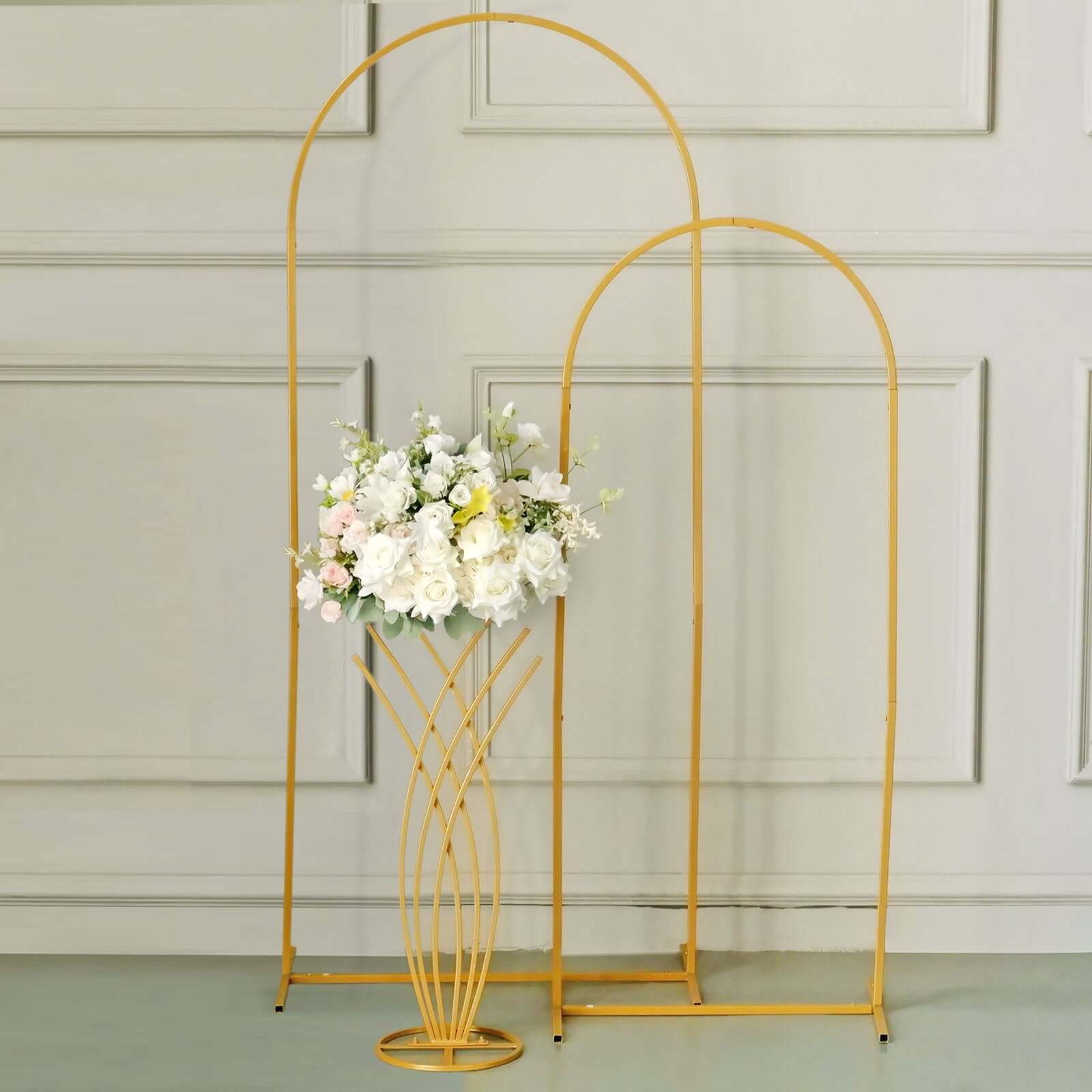 Gold Metal Mermaid Tail 2ft Wedding Table Centerpiece - Ideal for Decor