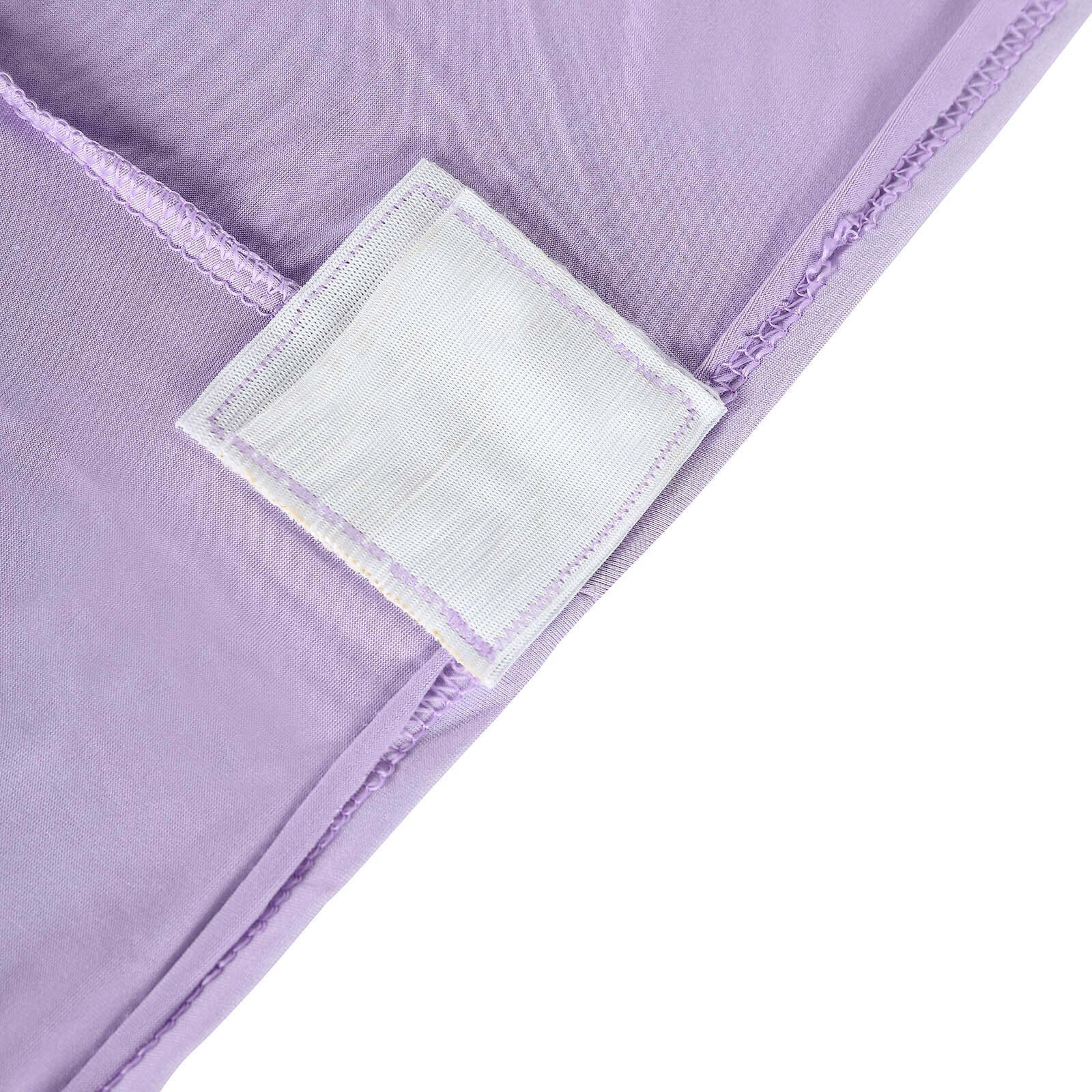 Durable 6ft Lavender Lilac Spandex Stretch Rectangle Tablecloth for Events