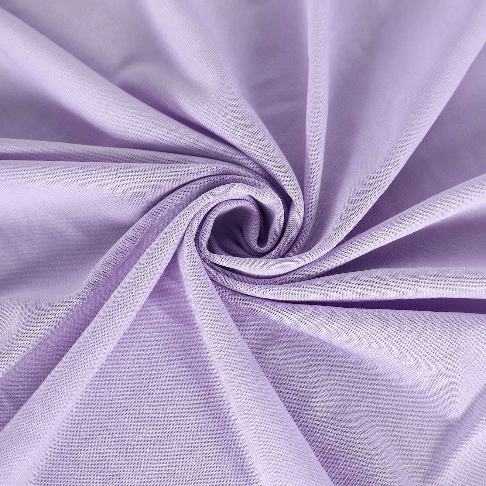 Durable 6ft Lavender Lilac Spandex Stretch Rectangle Tablecloth for Events