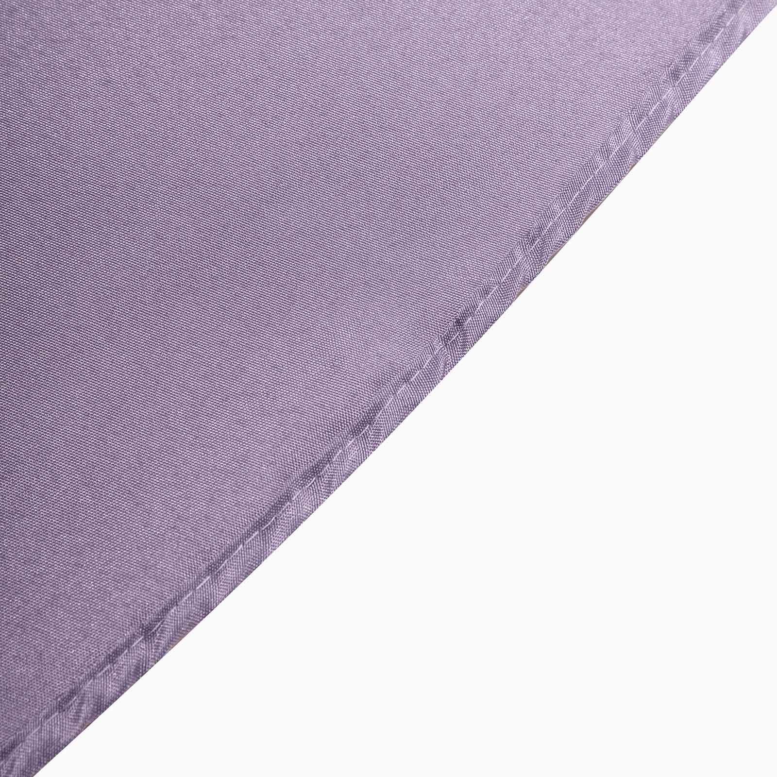 Wrinkle-Resistant Seamless Violet Amethyst Polyester Rectangle Tablecloth 90x132