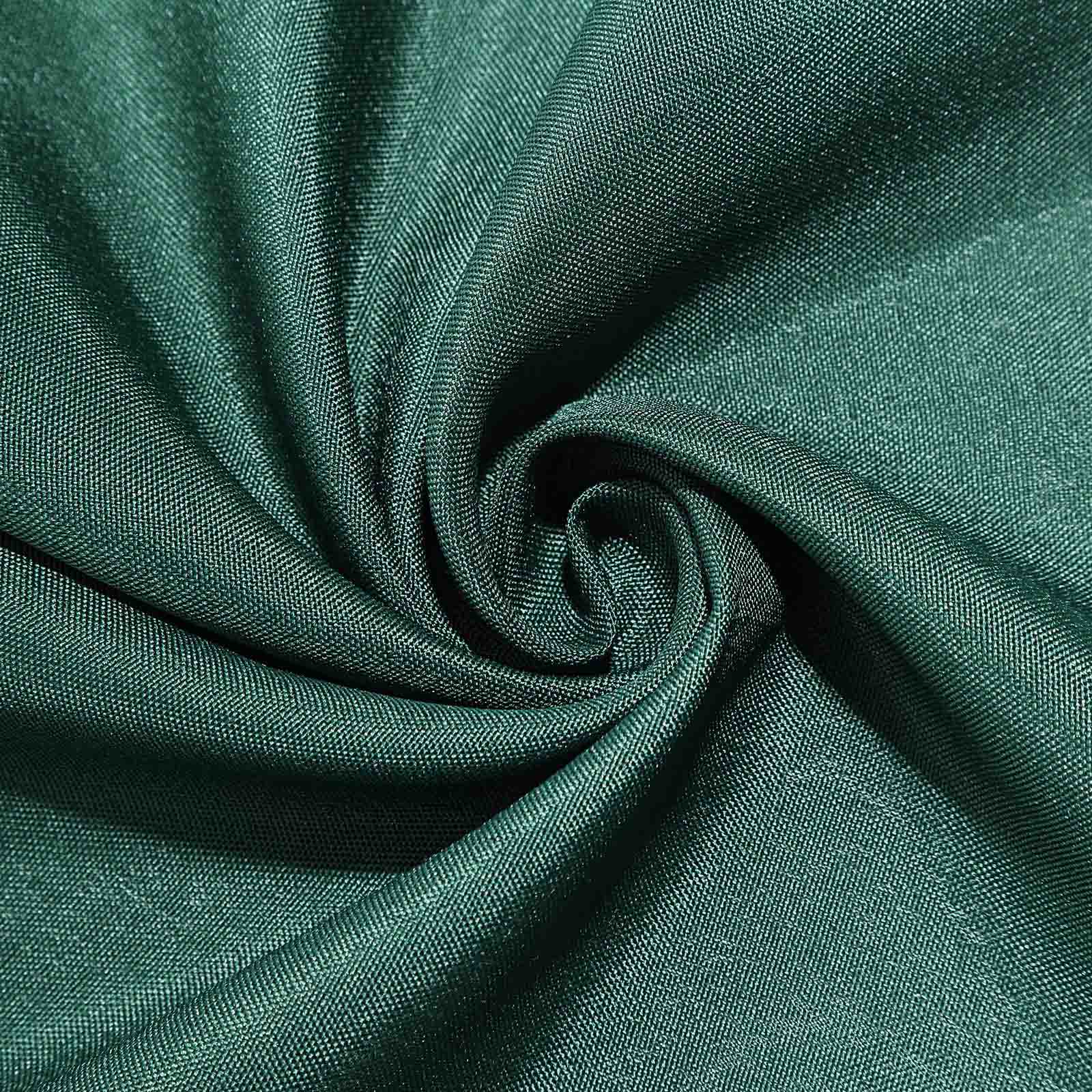 Hot Sale! Durable and Stylish 100% Polyester 60x102 Rectangle Hunter Emerald Green Tablecloth