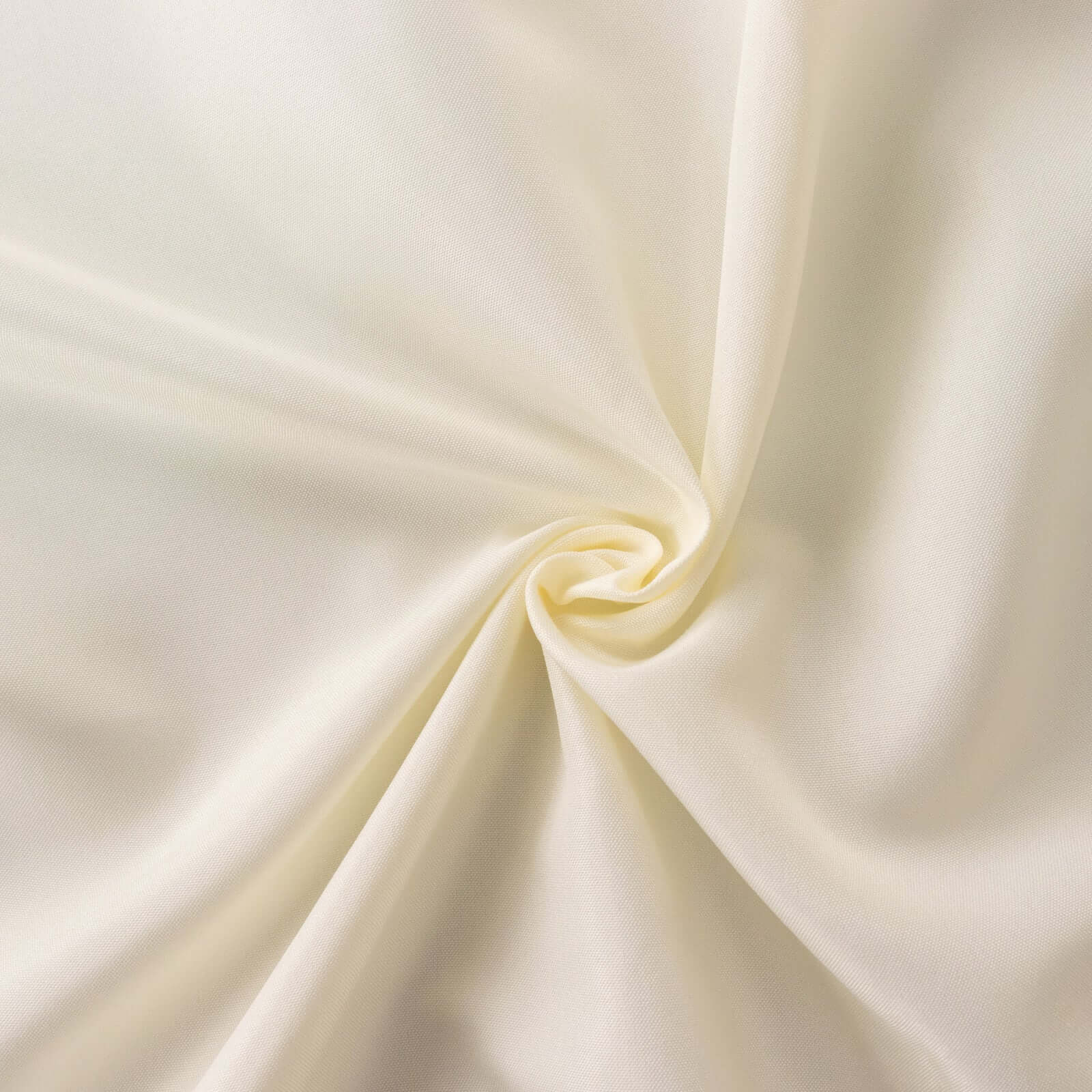 Hot Sale! Ivory Polyester Rectangle Tablecloth with Rounded Corners, 90x132