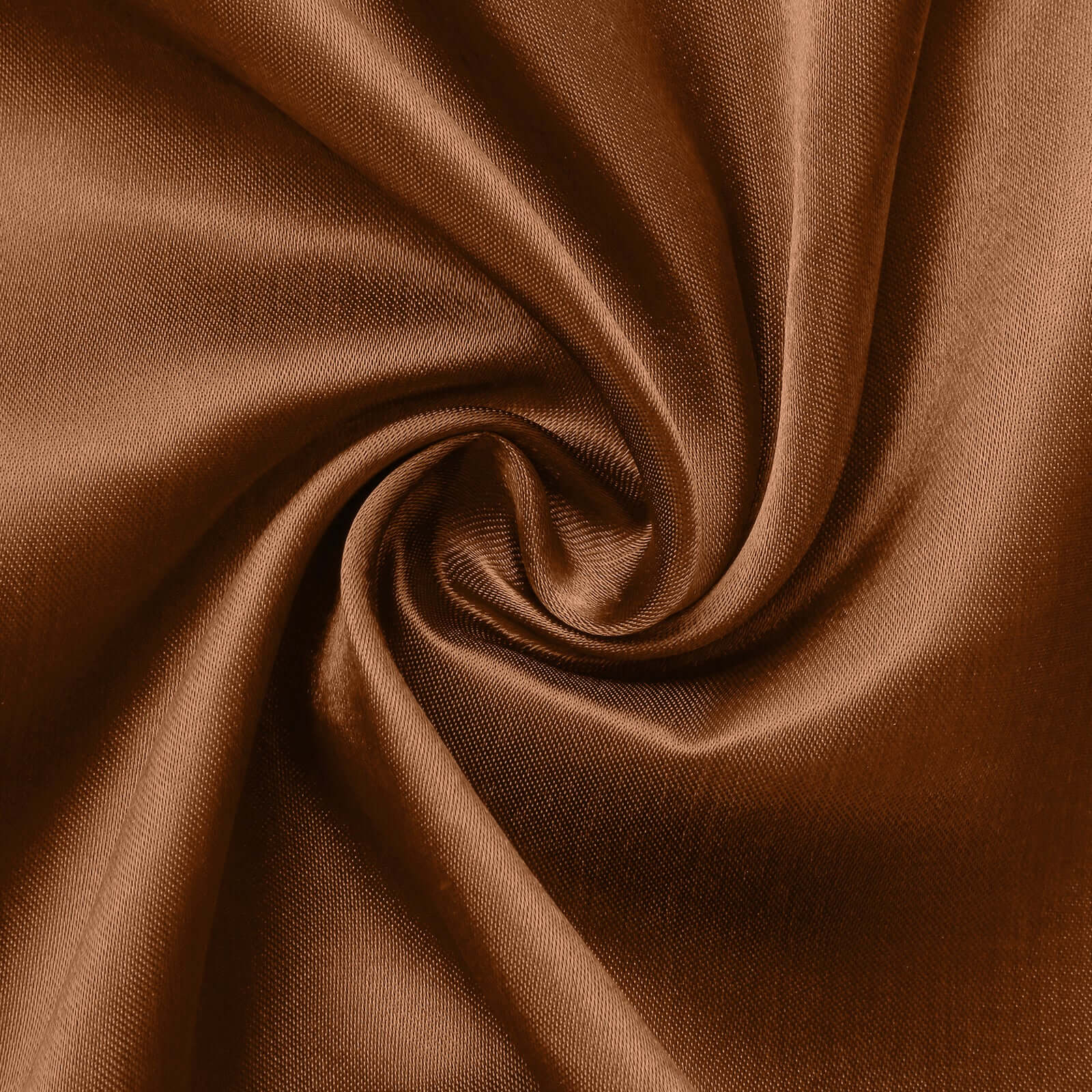 Hot Sale! Smooth and Lustrous Cinnamon Brown Satin Rectangular 60x102 Tablecloth