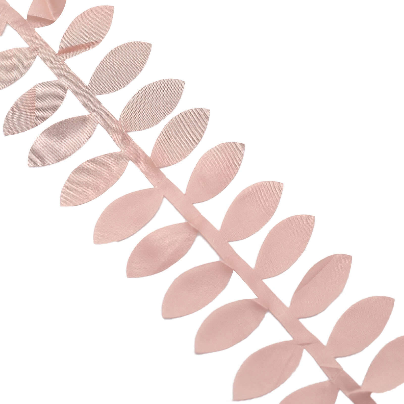 50ft Dusty Rose Taffeta Ribbon Sash with Four - Leaf Petal Design for Elegant Decor
