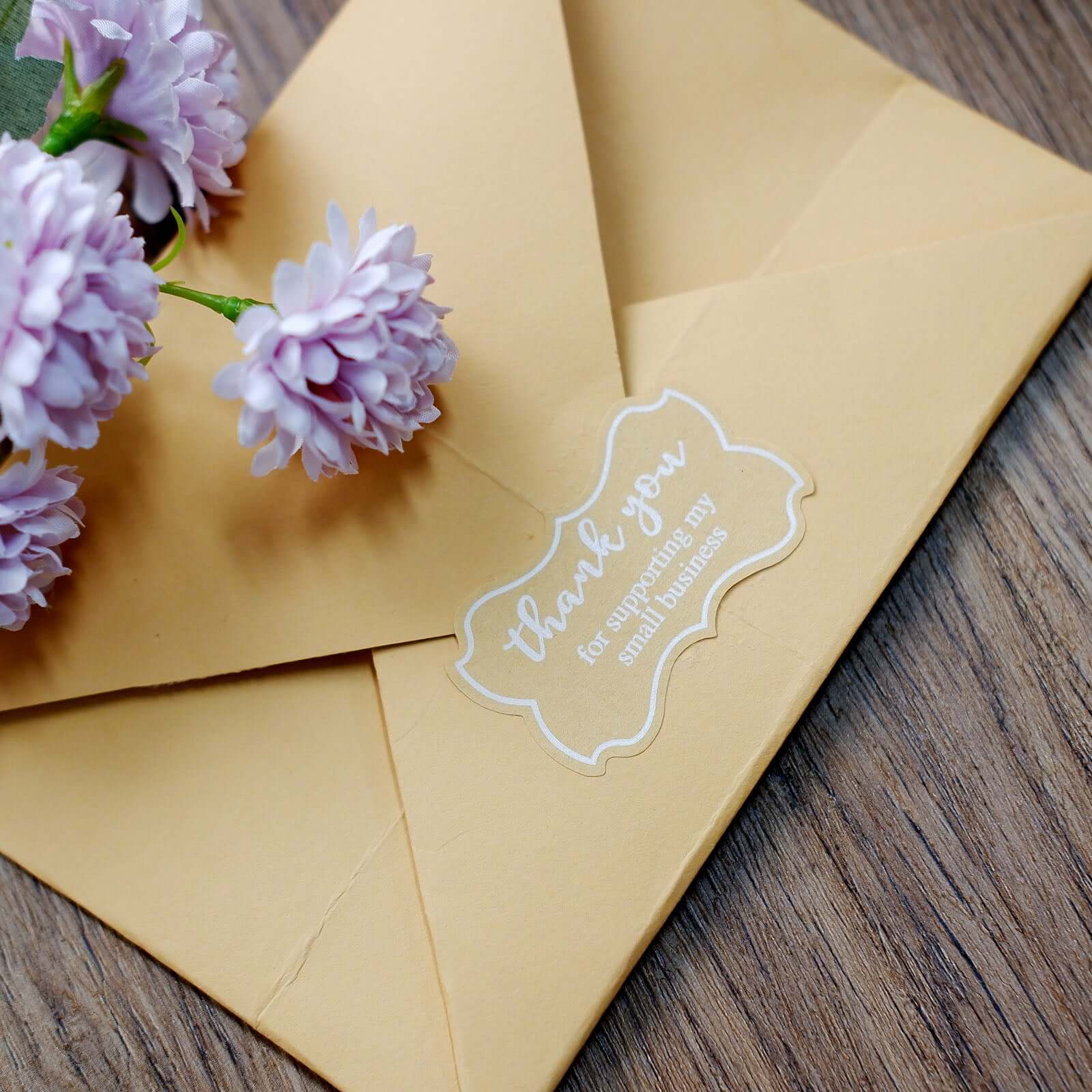 Get 500Pcs Thank You Stickers for Small Business Support - Ideal for DIY Envelopes