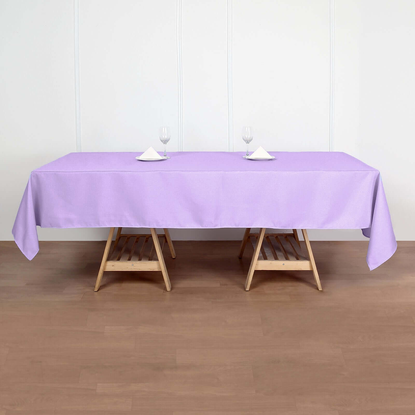 Stylish & Durable Lavender Lilac Polyester 60x102 Rectangle Tablecloth