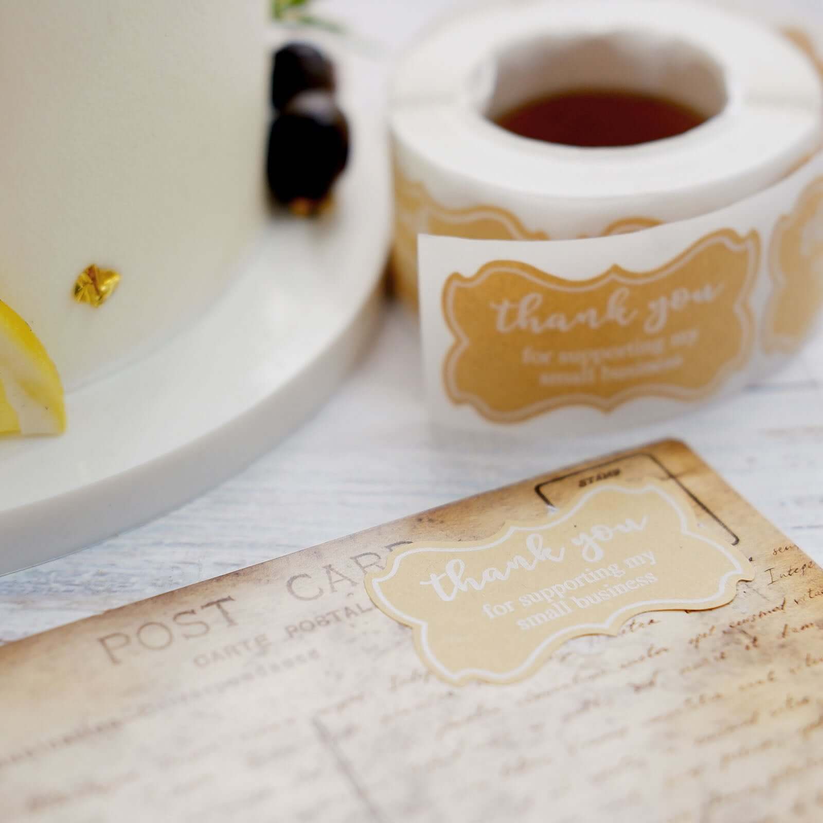 Get 500Pcs Thank You Stickers for Small Business Support - Ideal for DIY Envelopes