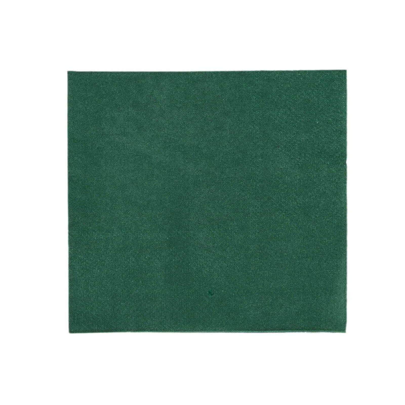 Get 50-Pack of 2-Ply Disposable Soft 18GSM Hunter Emerald Green Cocktail Paper Beverage Napkins