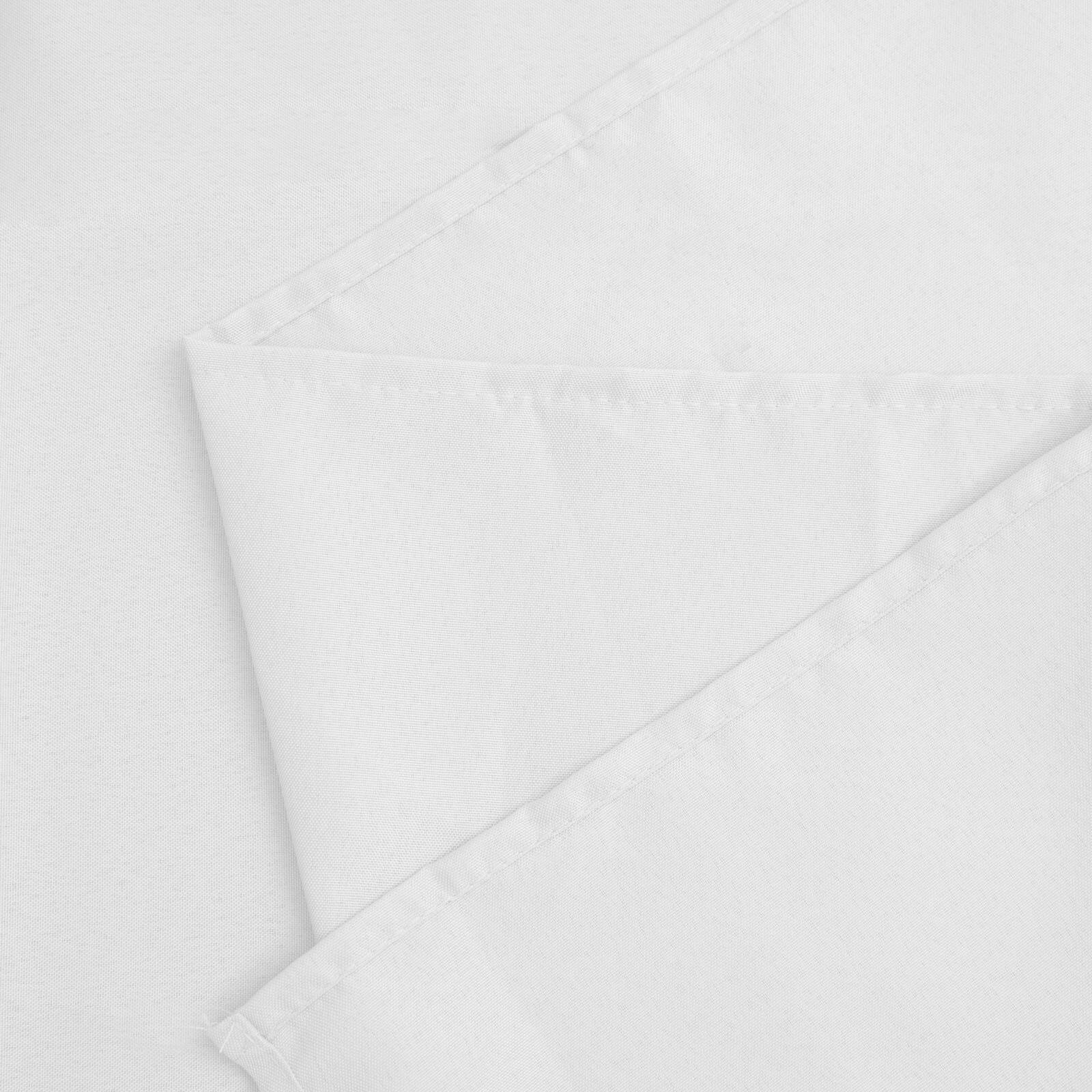 Durable and Stylish White Polyester 60x102 Rectangle Tablecloth for Special Occasions
