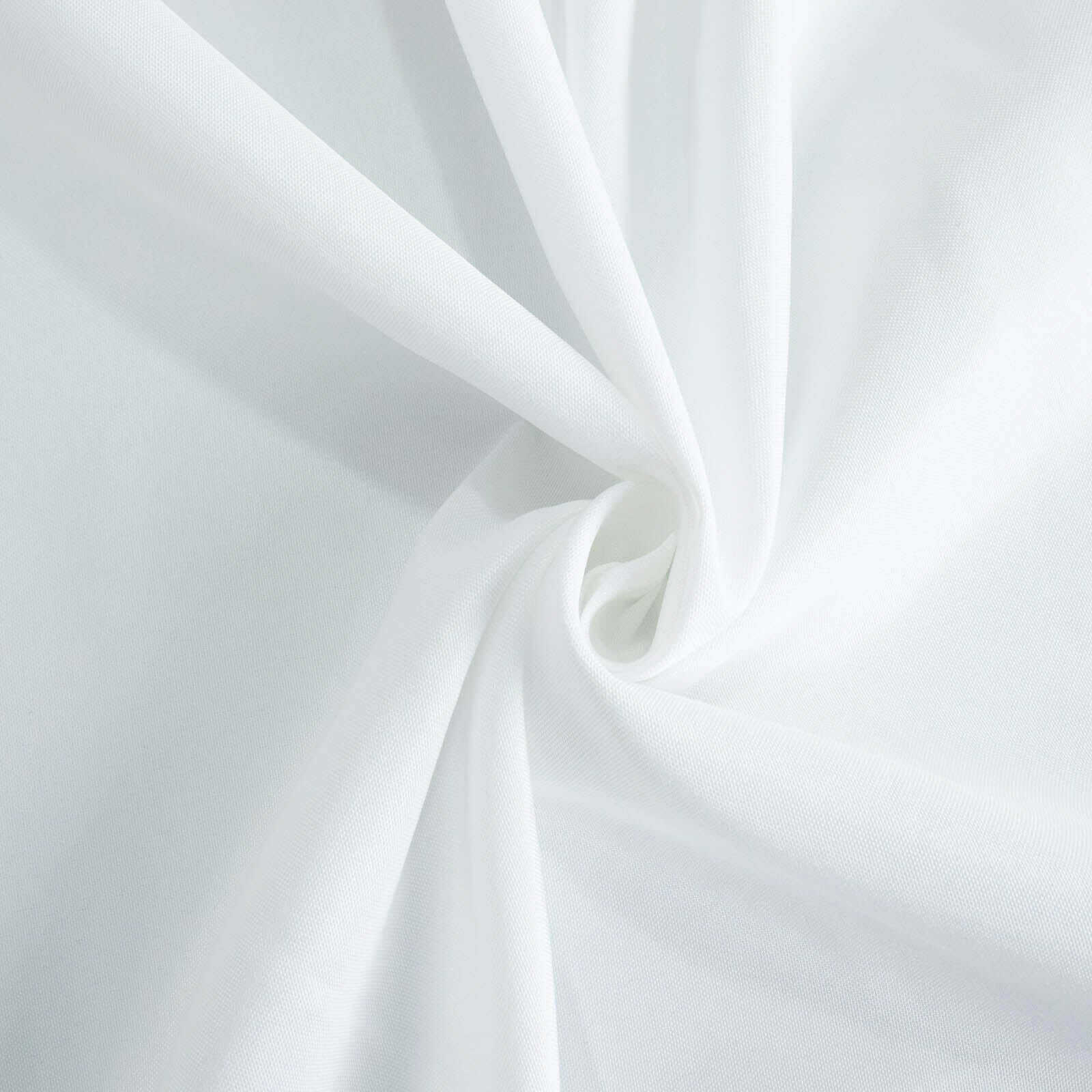 White 54x96 Premium Polyester Rectangle Tablecloth - Durable 220GSM Stain-Resistant for Weddings & Events