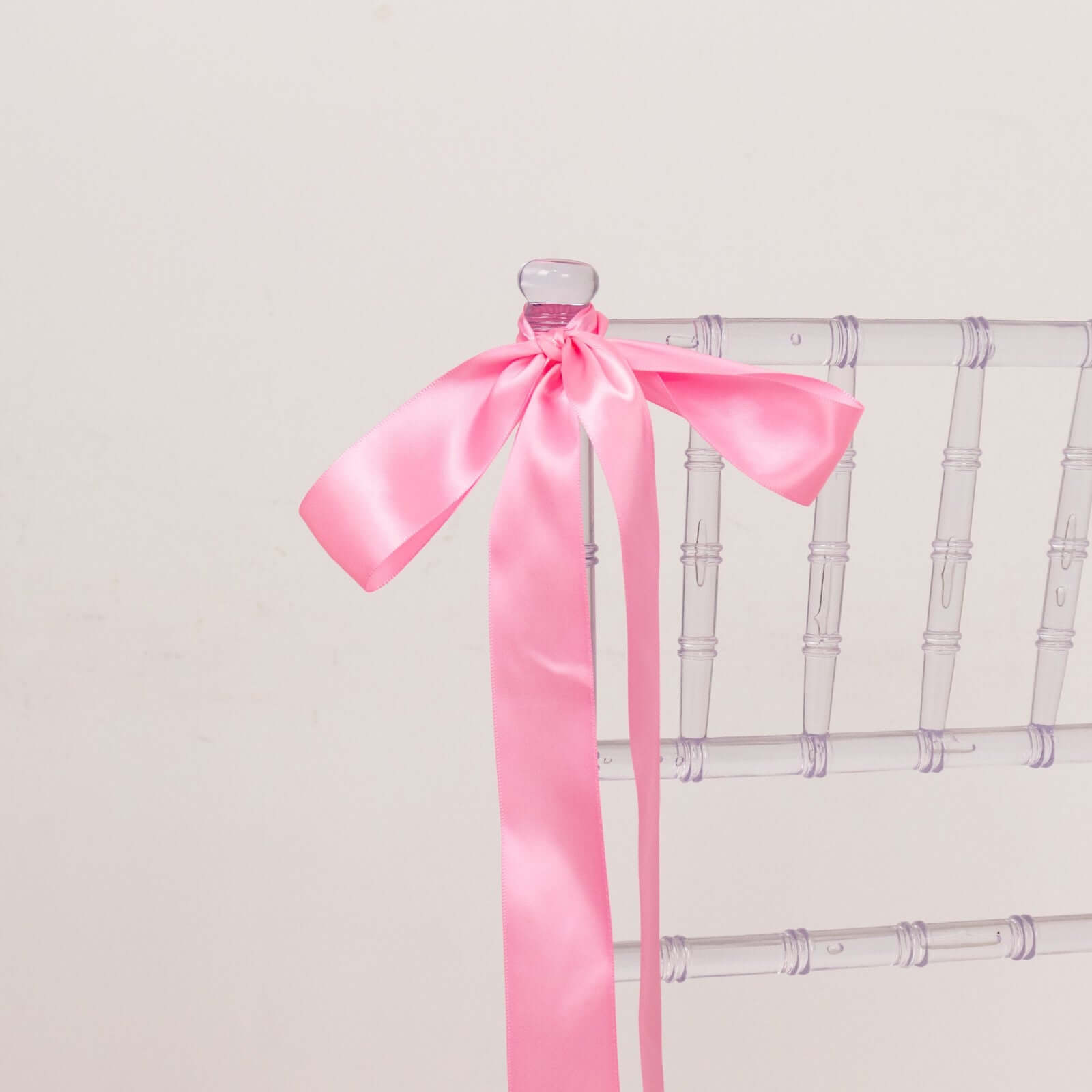 50 Yards 1.5-inch High-quality Pink Single-sided Decorative Satin Ribbon