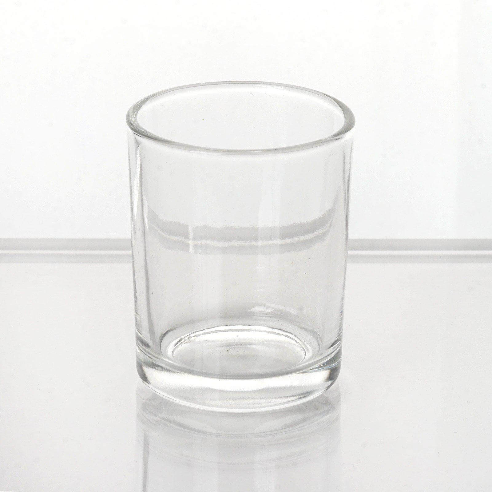 12-Pack Clear Glass Votive Candle Holders for Weddings & Events