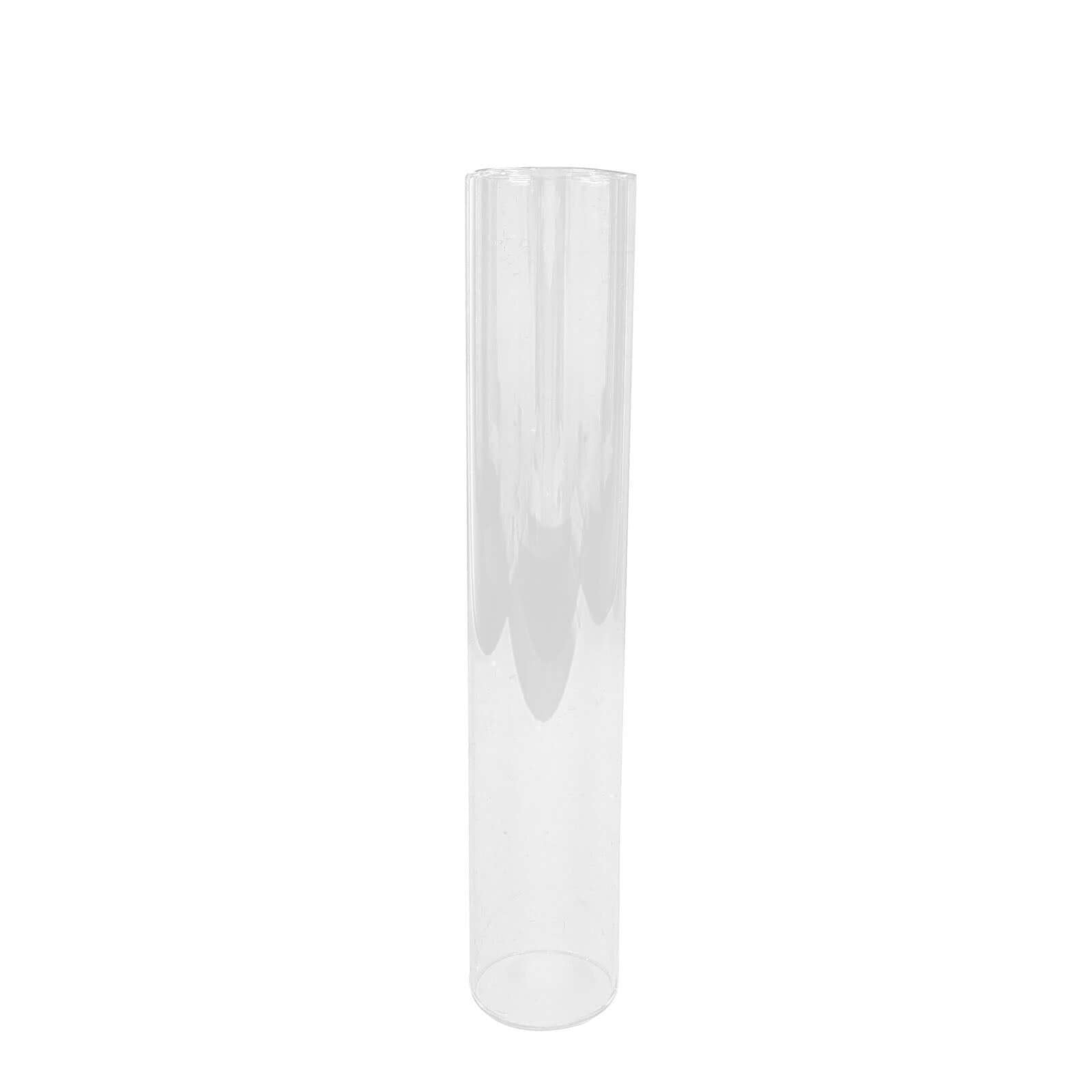 2-Pack Clear Glass Candelabra Shades - Ideal Table Centerpiece