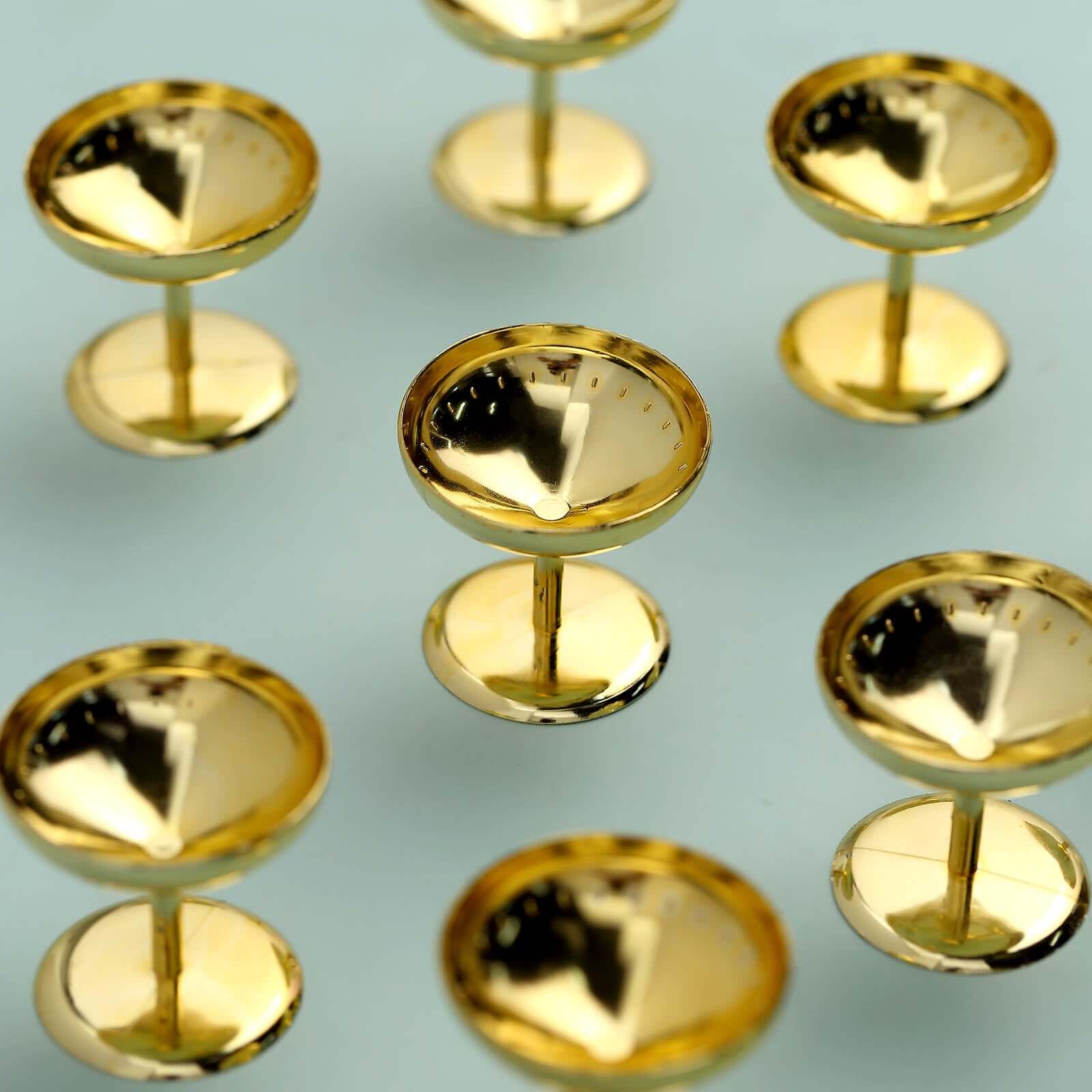 12-Pack Gold Plastic Dessert Cups - Ideal for Treats