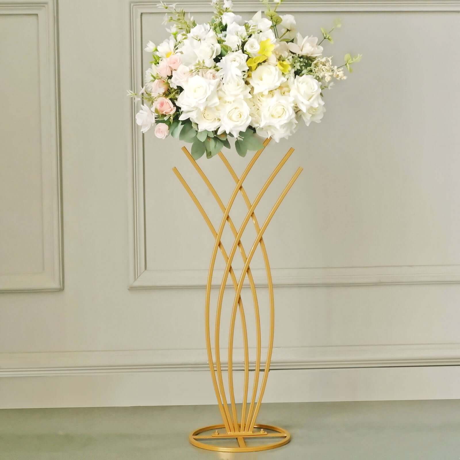 Gold Metal Mermaid Tail 2ft Wedding Table Centerpiece - Ideal for Decor
