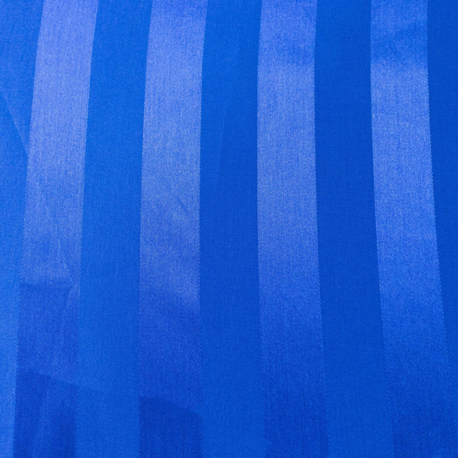 Royal Blue Satin Striped 90x132 Rectangular Tablecloth - Seamless & Smooth, Great Deal!