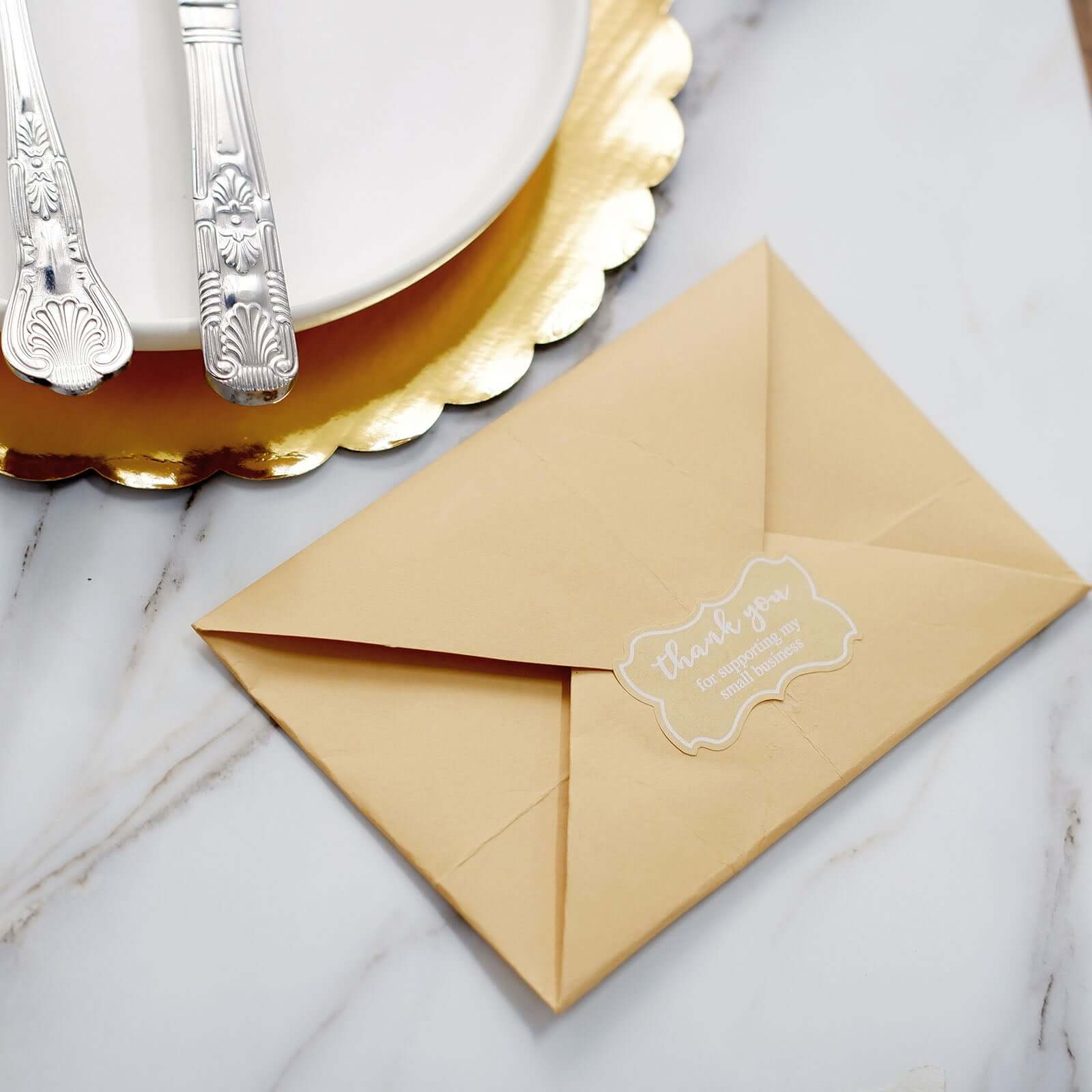 Get 500Pcs Thank You Stickers for Small Business Support - Ideal for DIY Envelopes