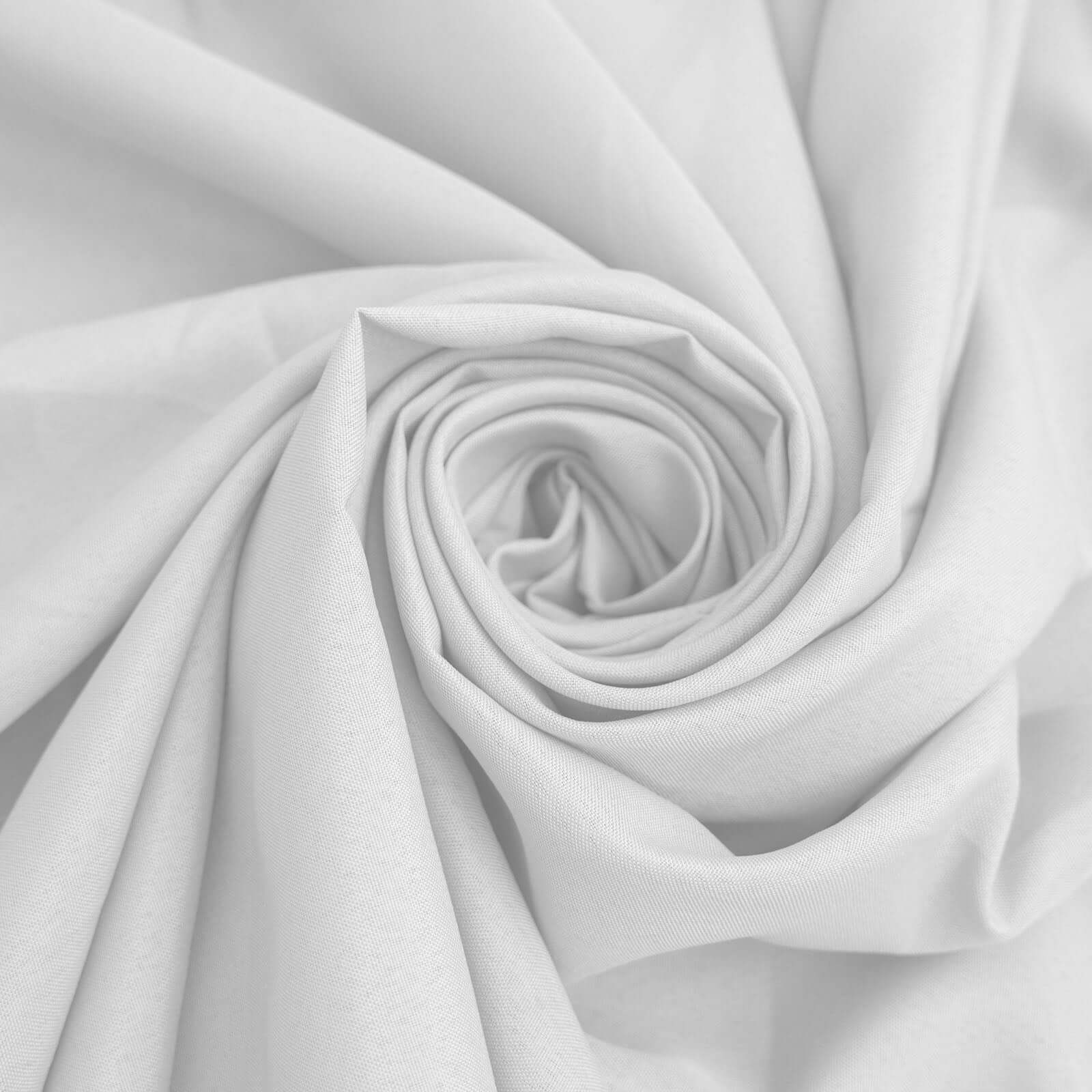 Durable and Stylish White Polyester 60x102 Rectangle Tablecloth for Special Occasions