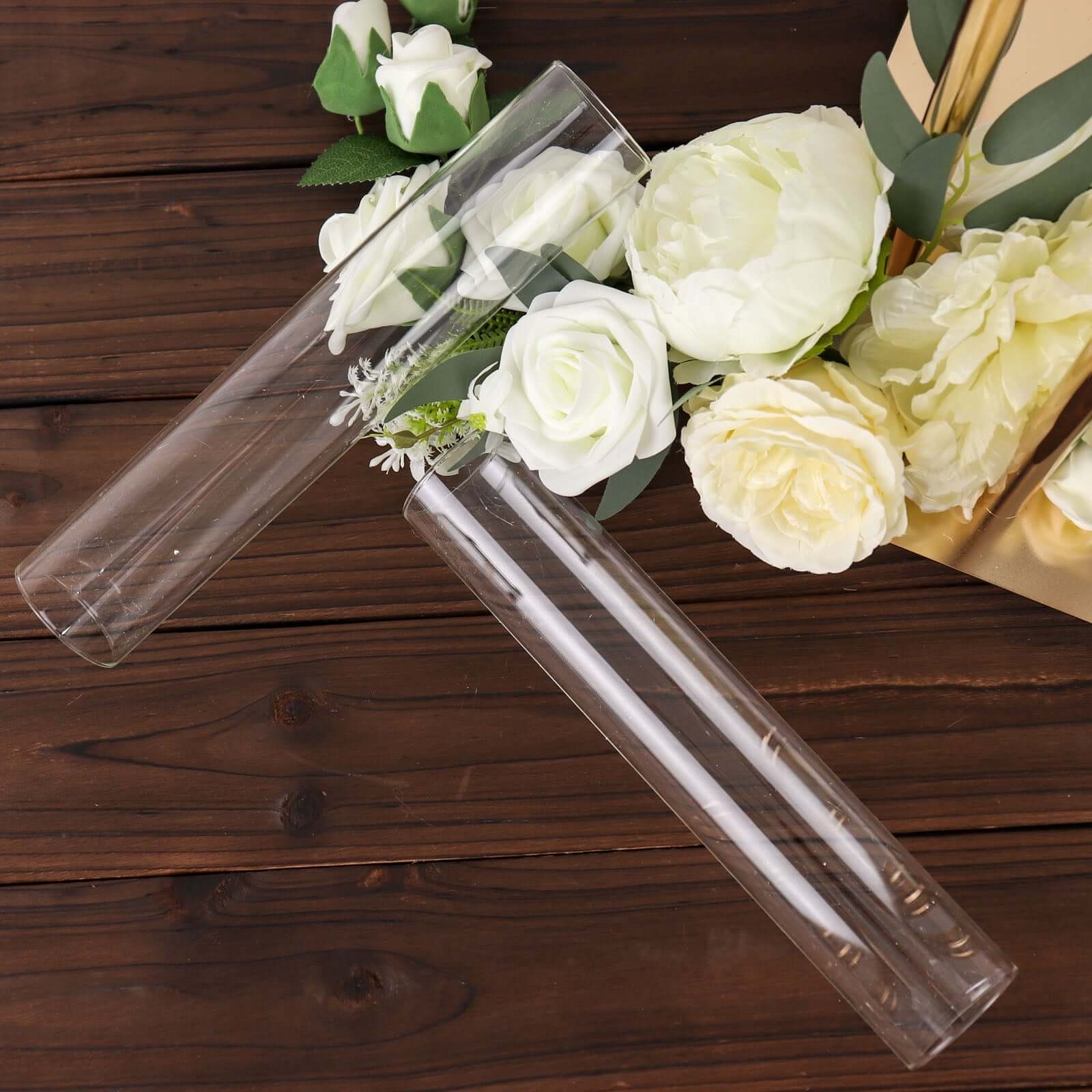 2-Pack Clear Glass Candelabra Shades - Ideal Table Centerpiece