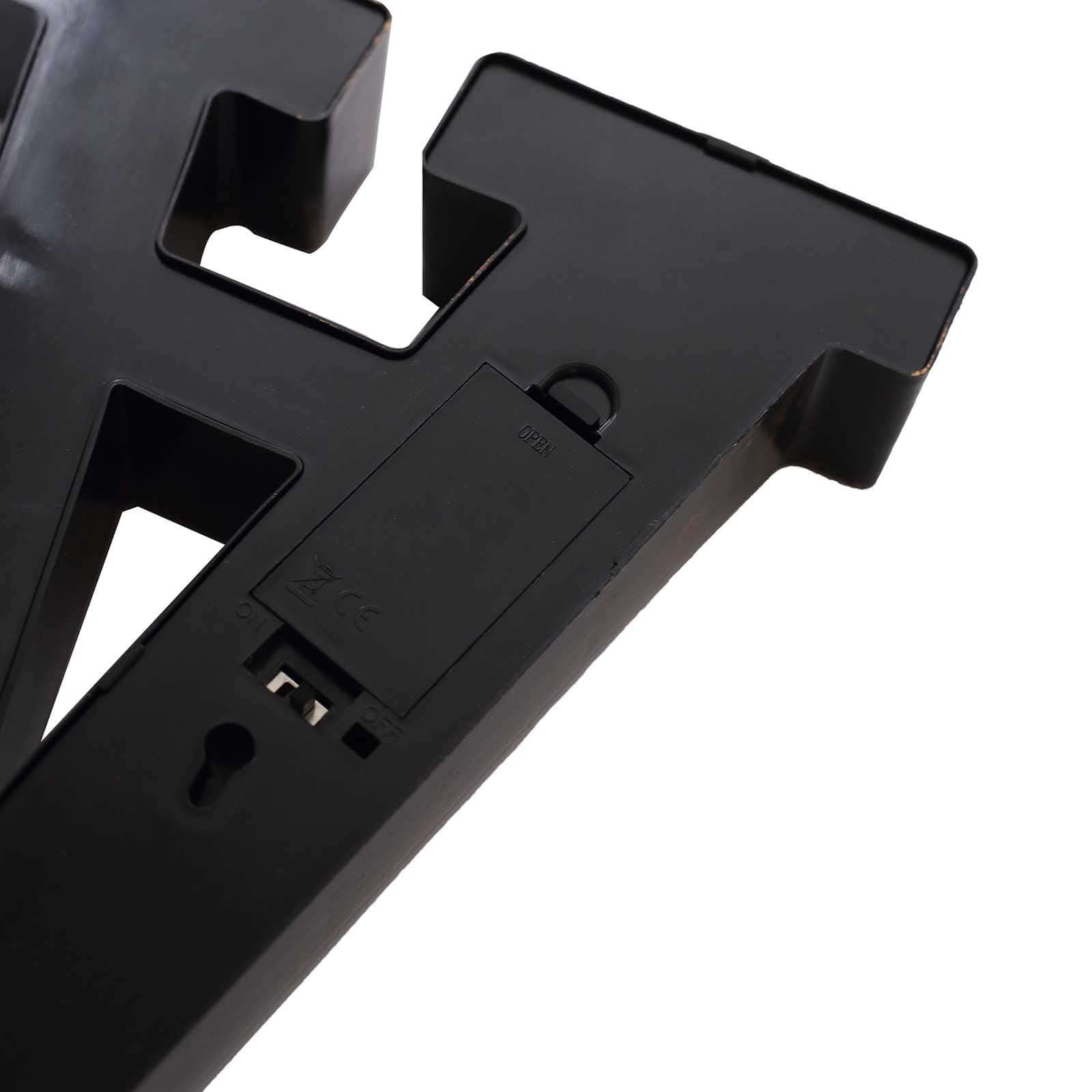Hot! Industrial Style Antique Black LED Marquee Letter A for Weddings & Displays