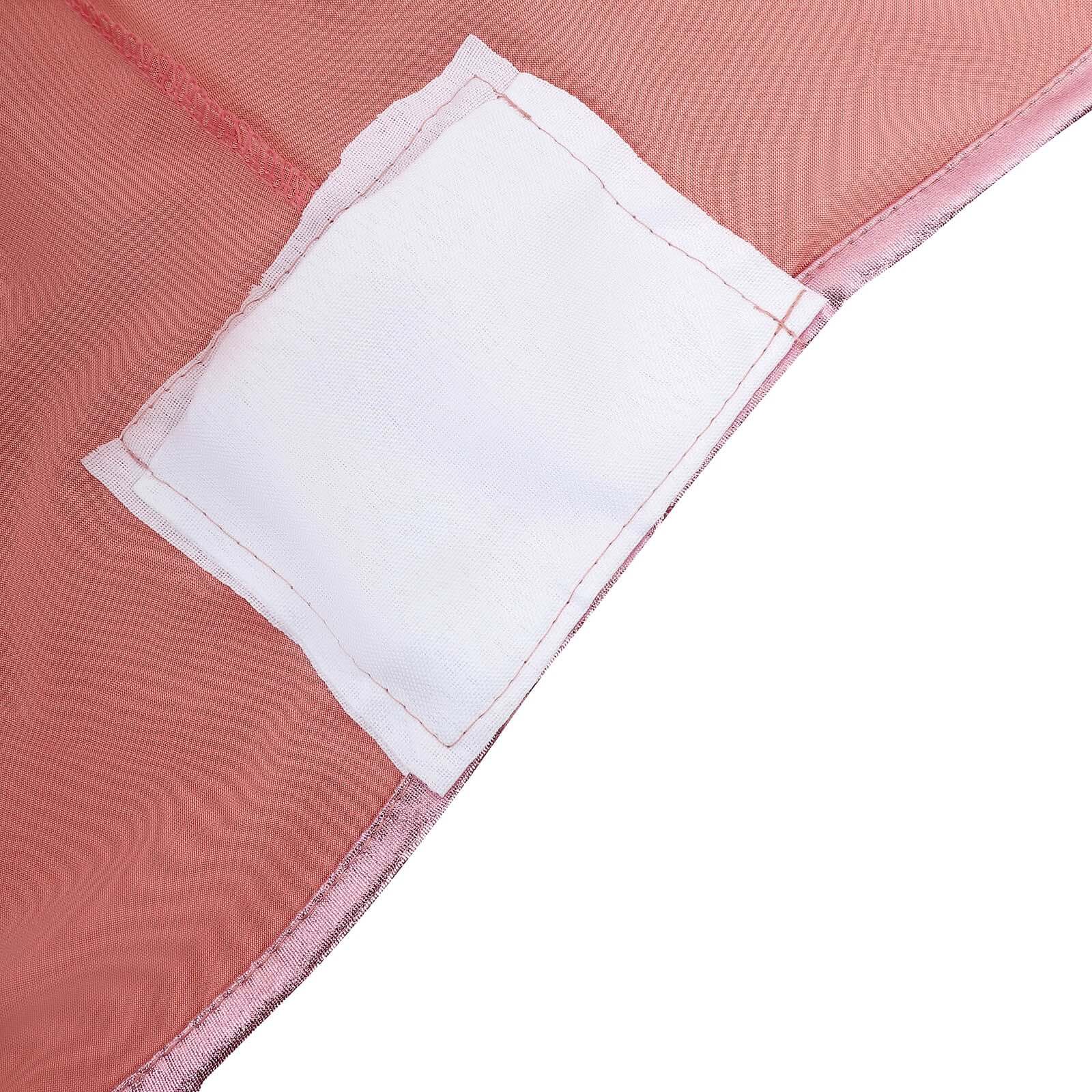 Hot Sale! 4-Way Stretch Metallic Rose Gold Spandex Tablecloth for 6FT Rectangular Tables