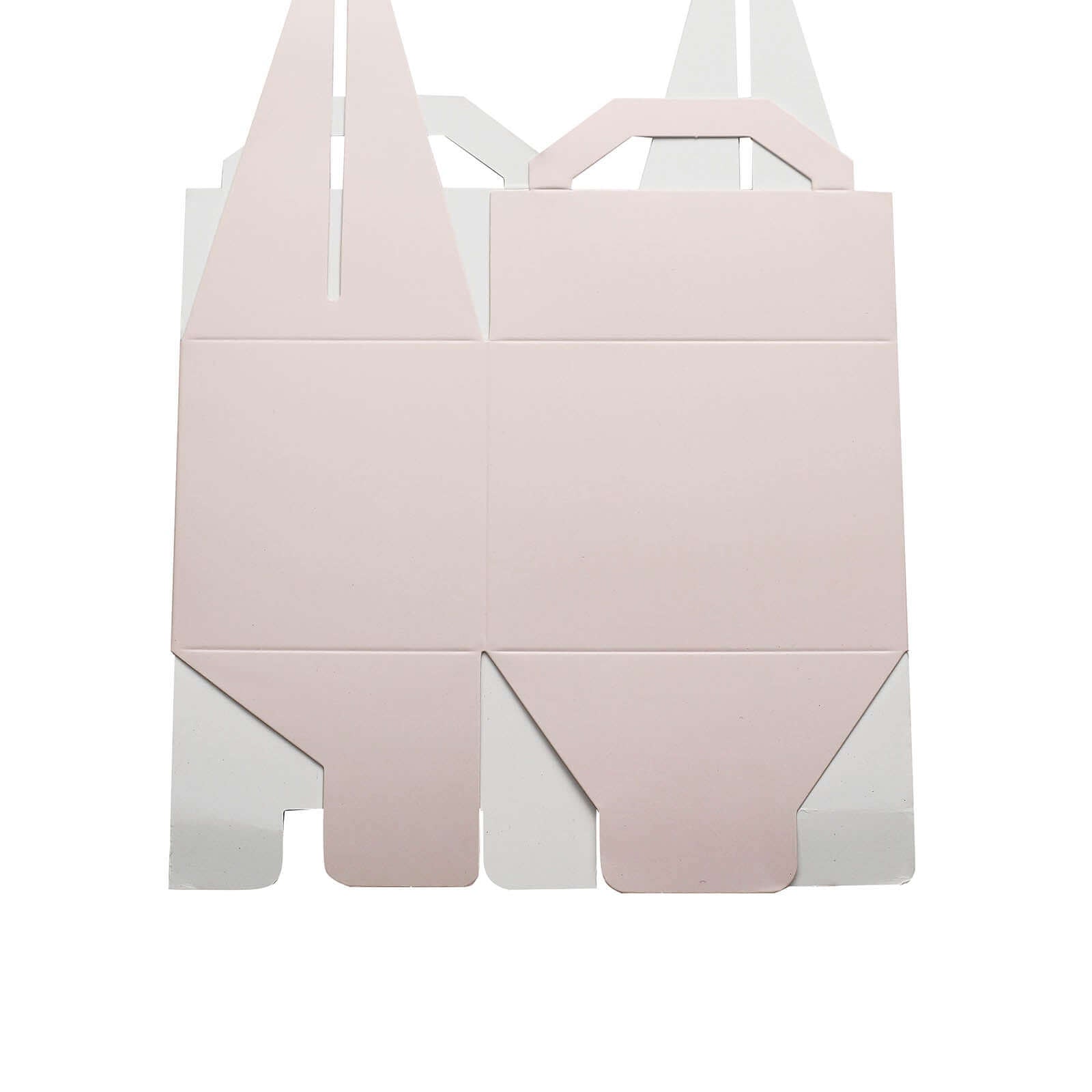 Hot Deal! 100-Pack Blush Cardstock Tote Party Favor Candy Gift Boxes, 4x3x3 Size