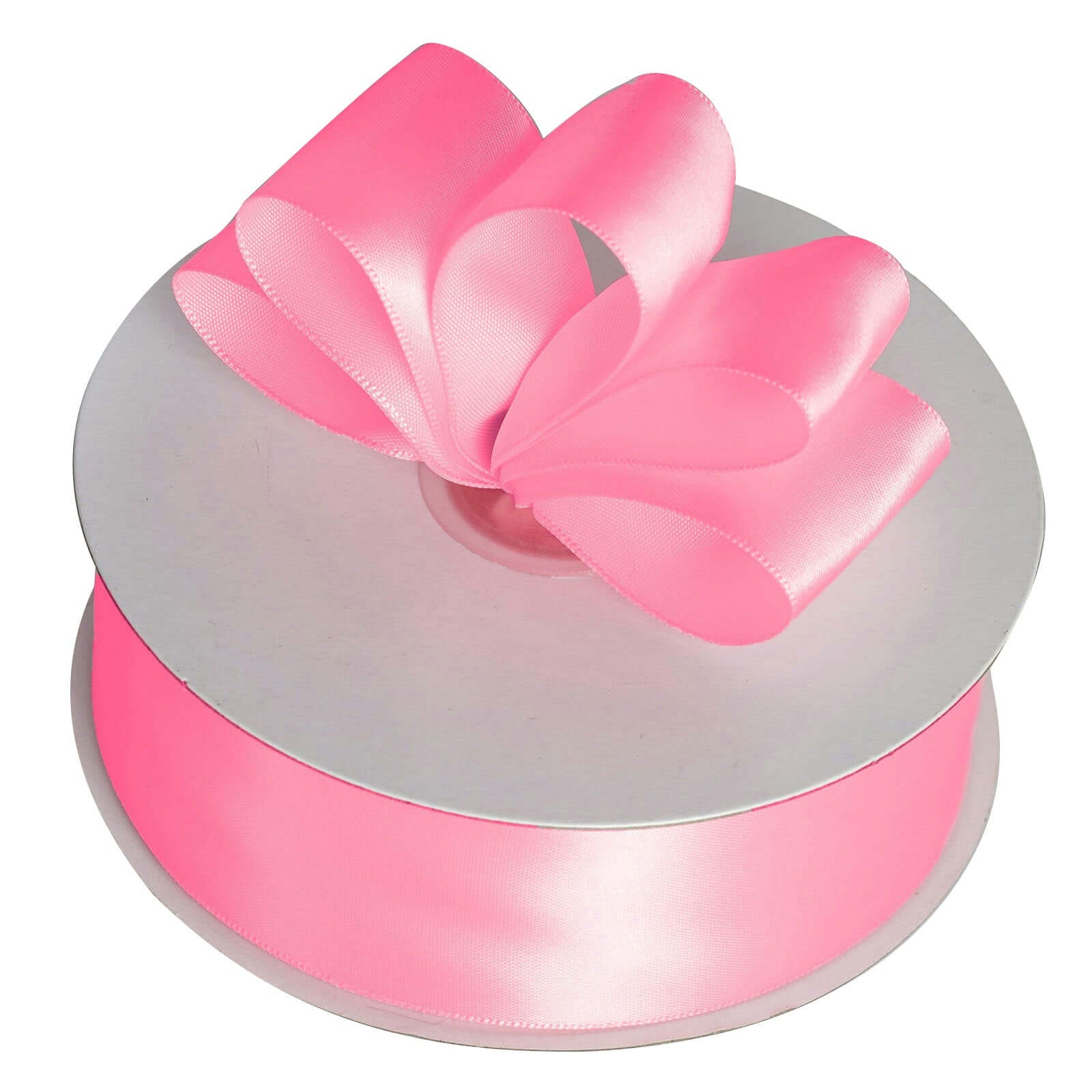 50 Yards 1.5-inch High-quality Pink Single-sided Decorative Satin Ribbon