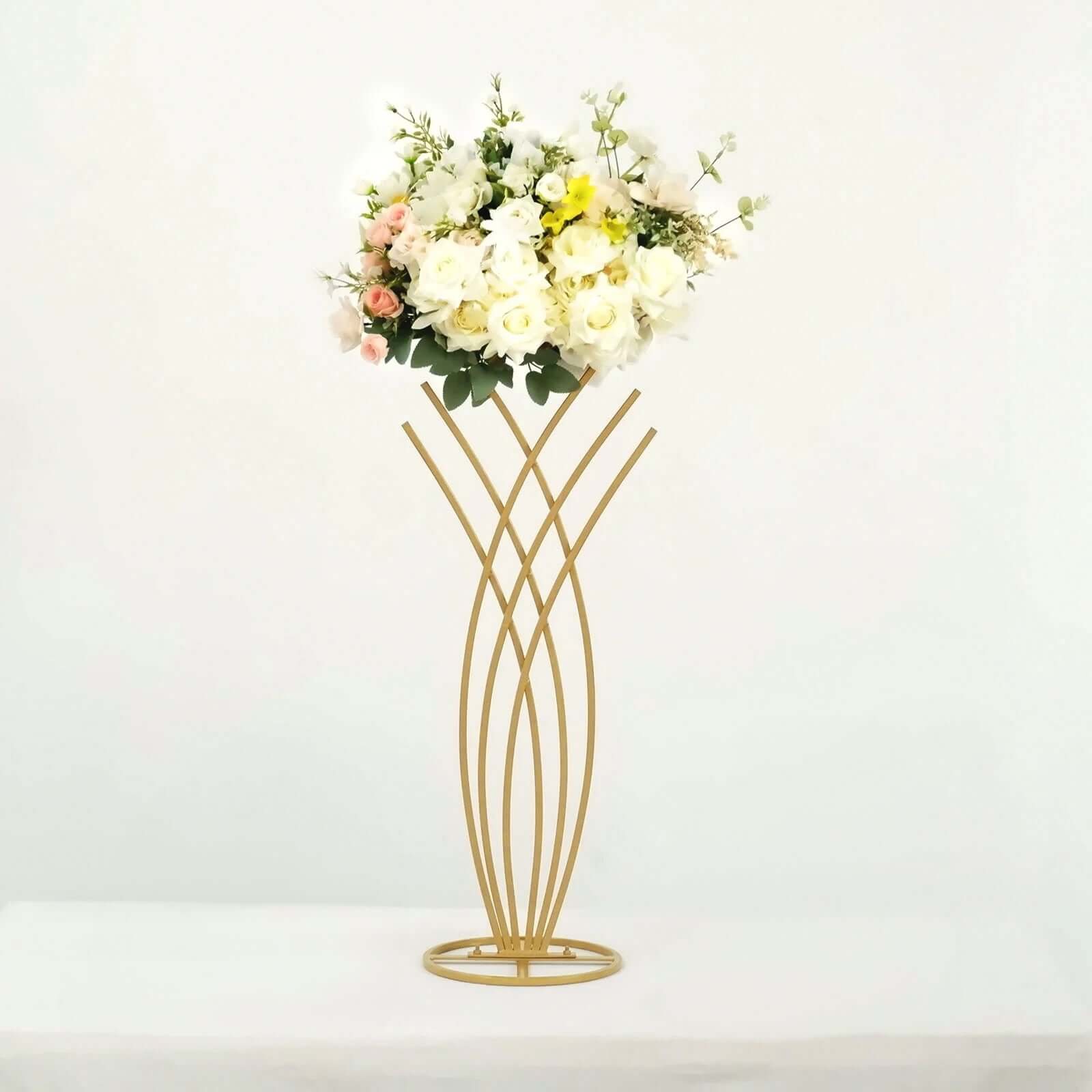 Gold Metal Mermaid Tail 2ft Wedding Table Centerpiece - Ideal for Decor