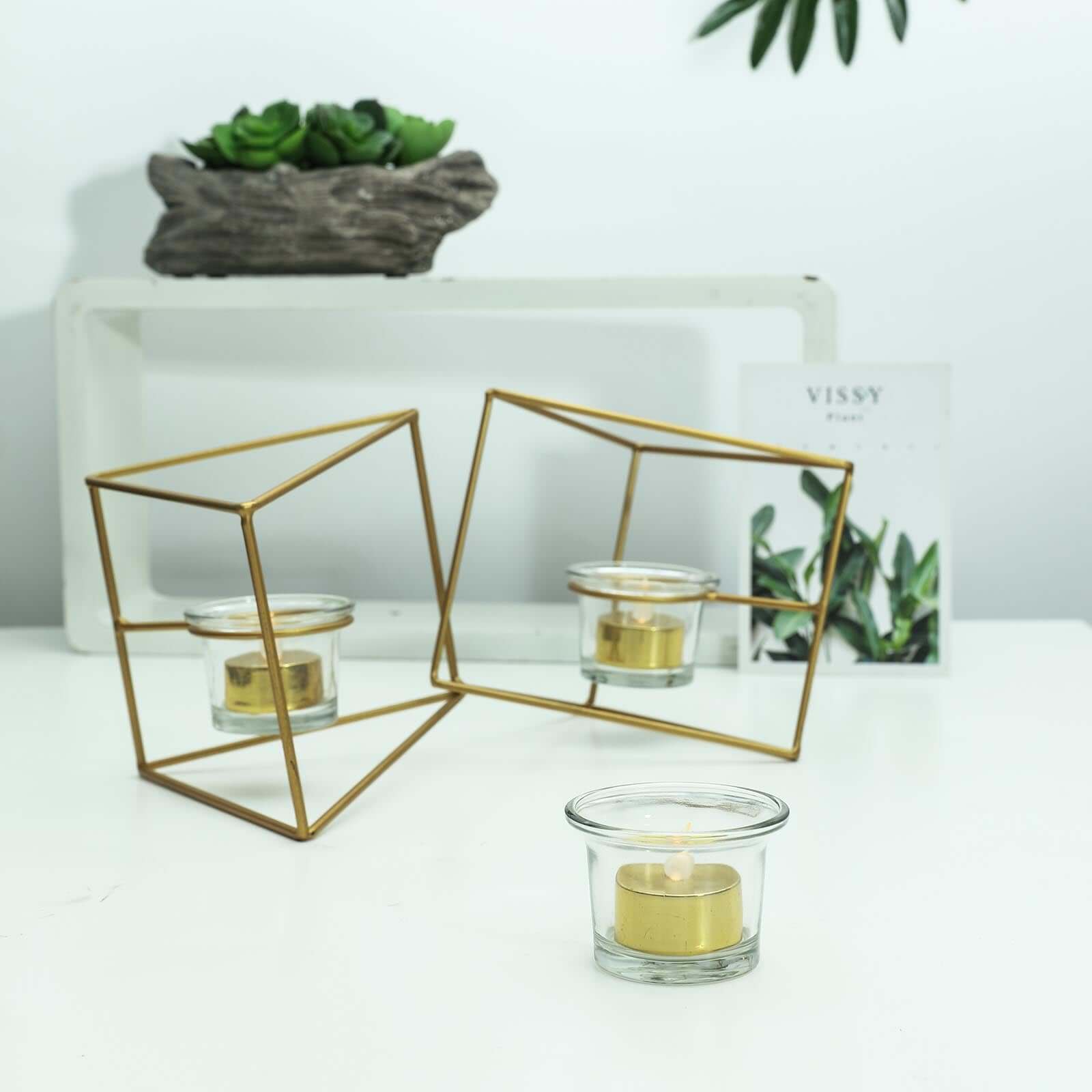Amazing 12-Pack Reusable Flameless LED Tealight Candles with Metallic Gold Design, Battery Operated