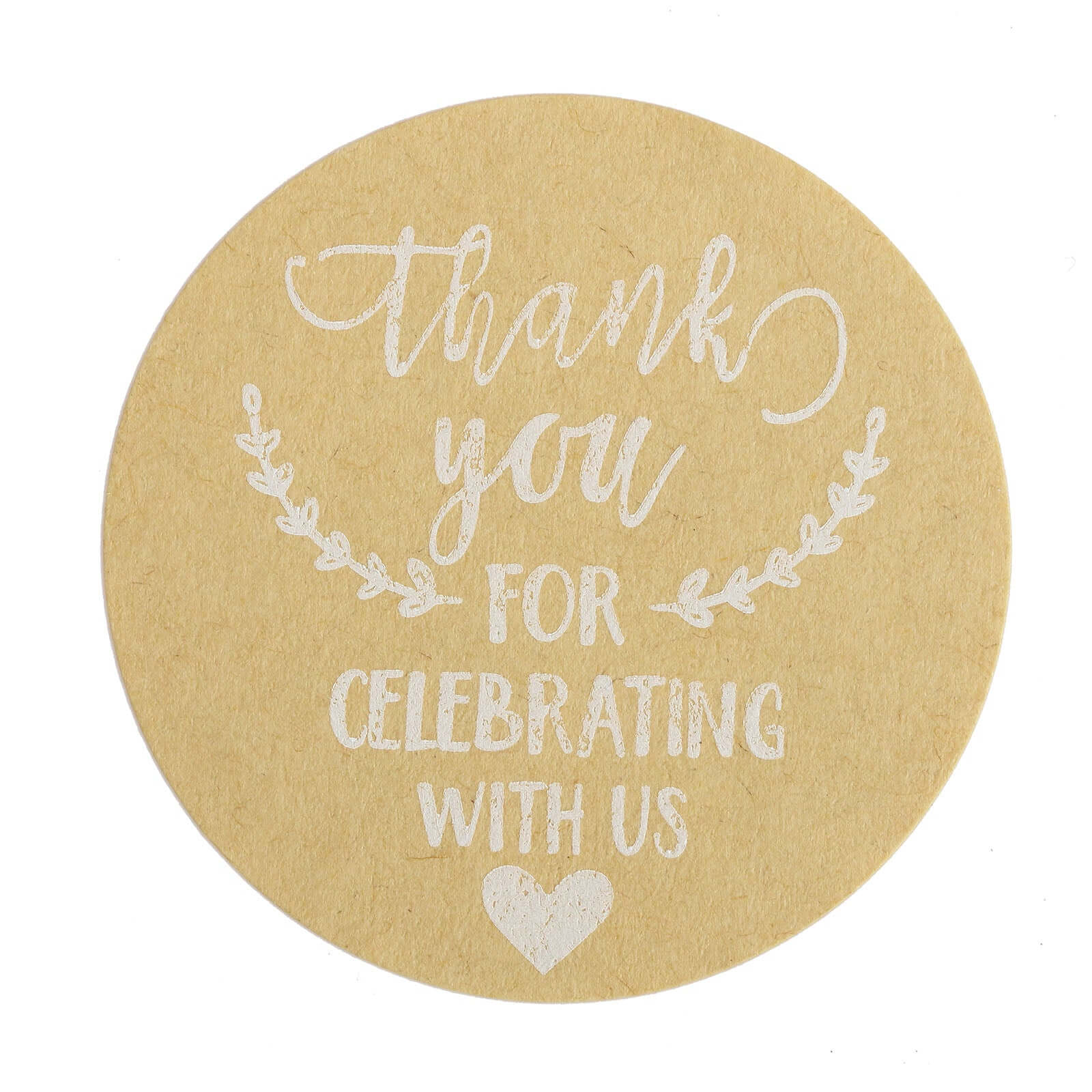 500 Pcs 1.5-Inch Round Thank You Stickers Roll for Wedding Favors and Envelope Seals