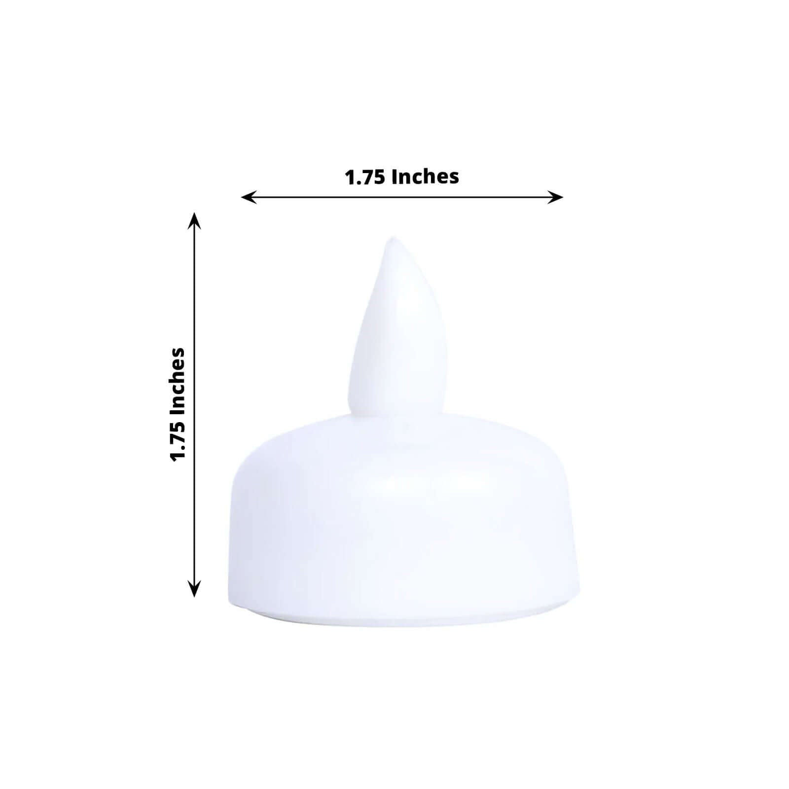 12-Pack Waterproof White Flameless Floating LED Tealight Candles