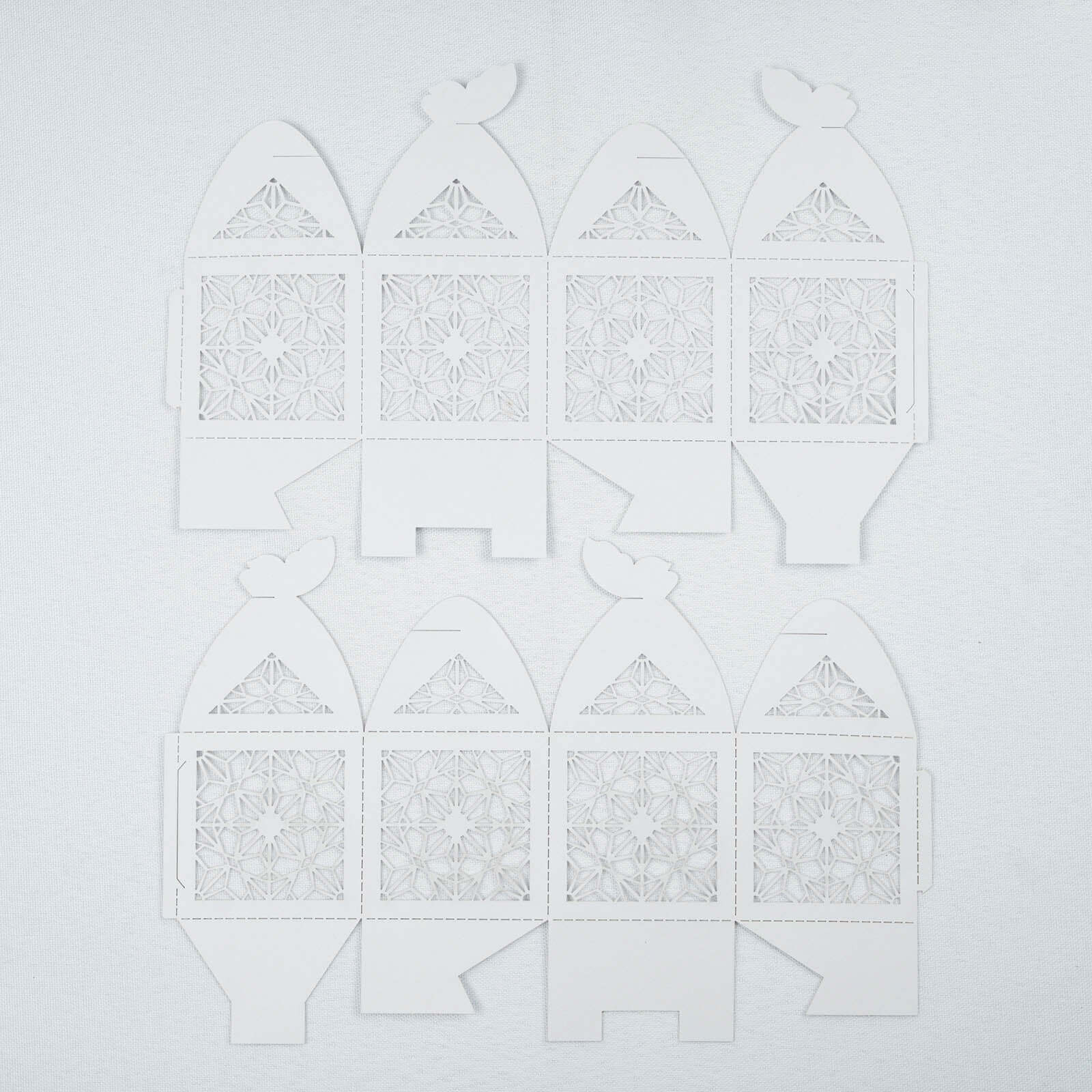 Get 25-Pack White Butterfly Top Laser-Cut Lace Candy Gift Favor Boxes Now