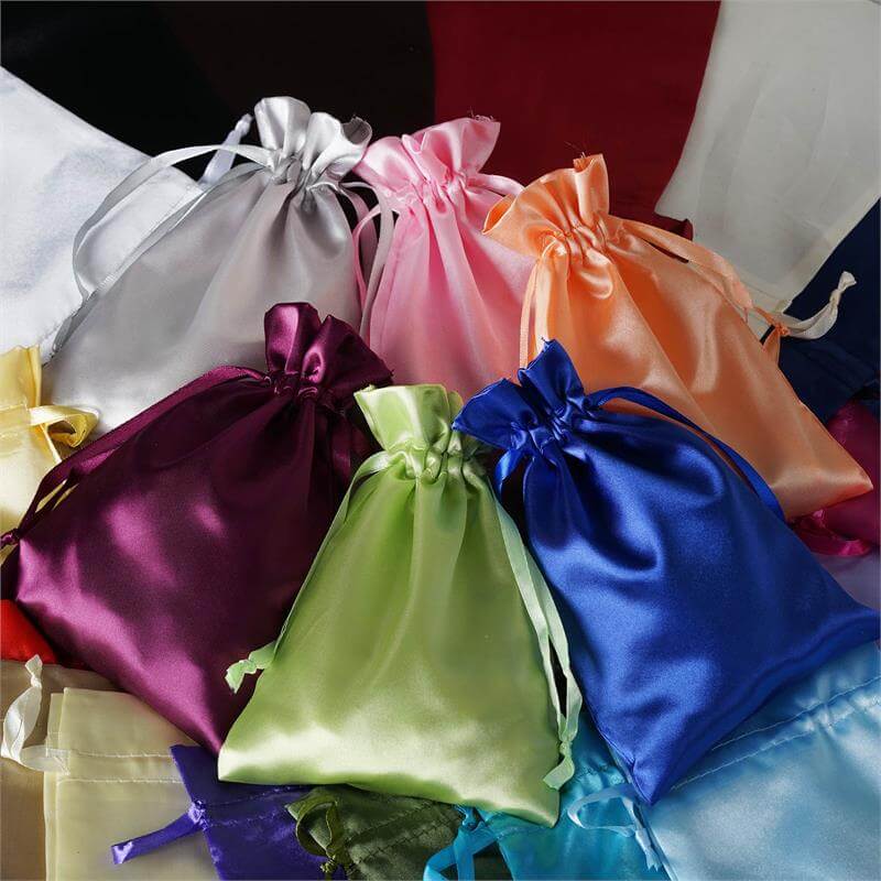 Get 12-Pack Royal Blue Satin Drawstring Bags Ideal for Wedding and Party Favors