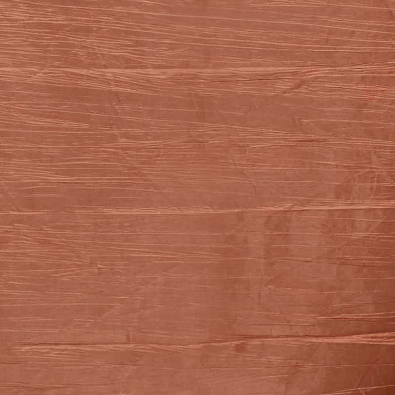 Seamless Accordion Crinkle Taffeta Tablecloth - Terracotta (Rust), 90x132