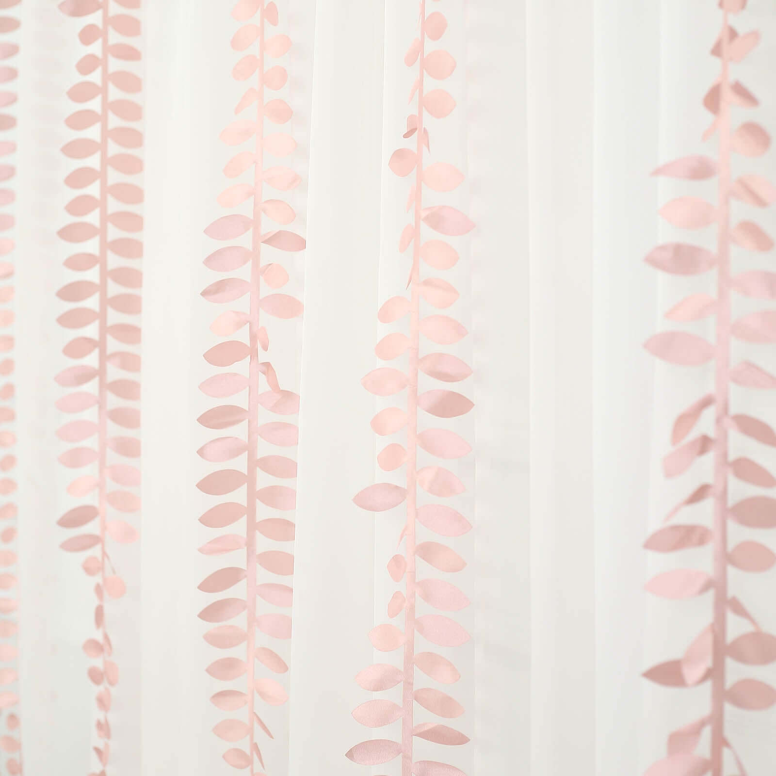 50ft Dusty Rose Taffeta Ribbon Sash with Four - Leaf Petal Design for Elegant Decor