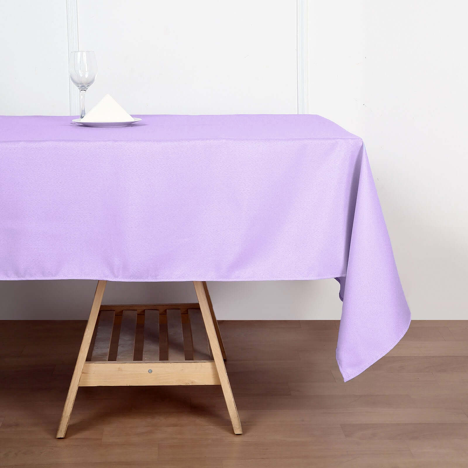 Stylish & Durable Lavender Lilac Polyester 60x102 Rectangle Tablecloth