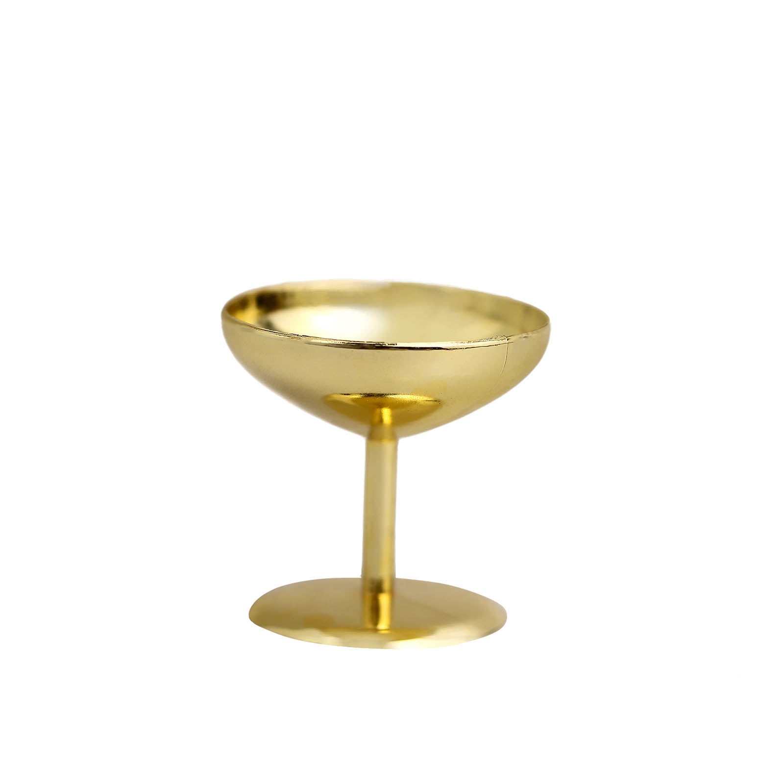 12-Pack Gold Plastic Dessert Cups - Ideal for Treats