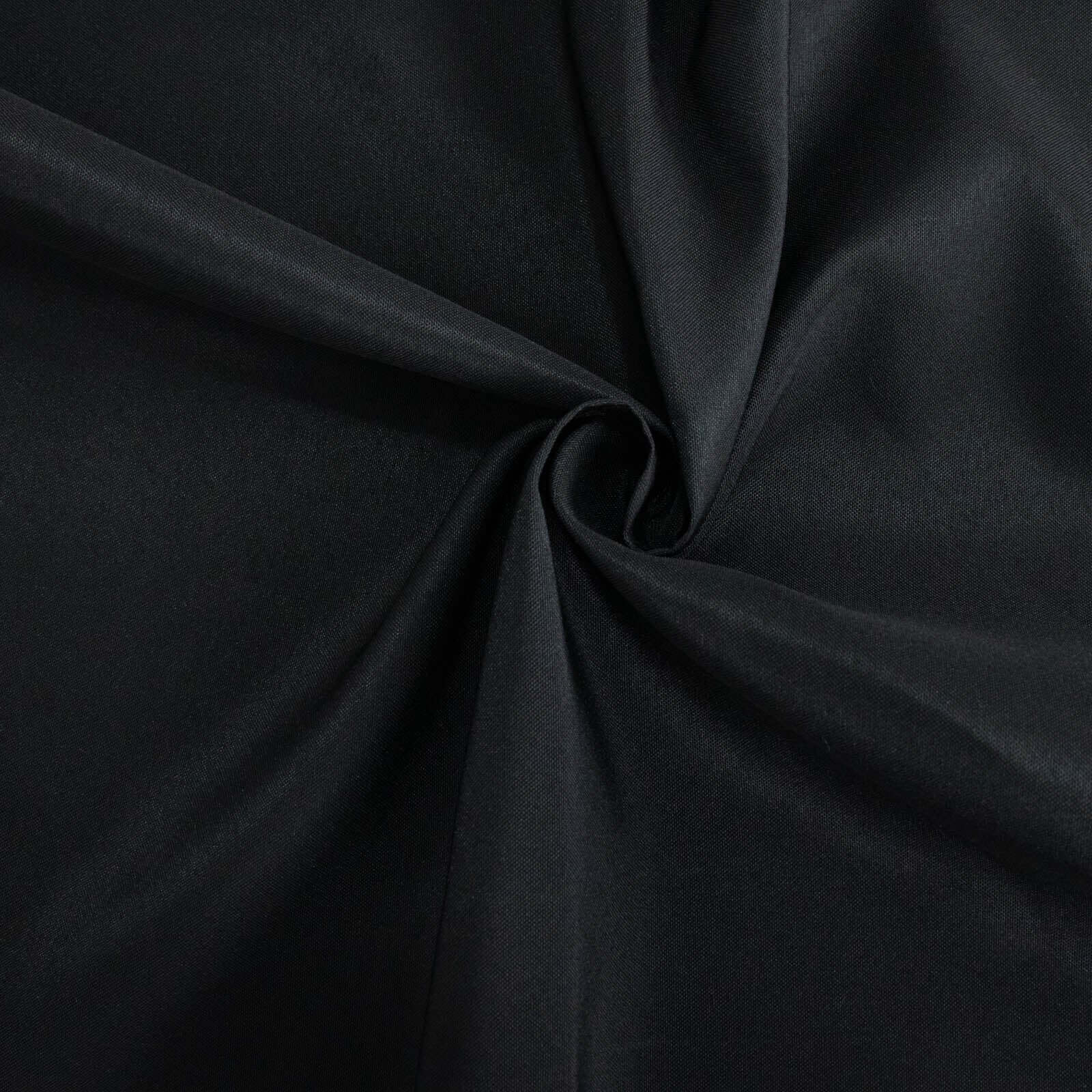 Black Stain-Resistant 220GSM Premium Polyester 60x126 Rectangle Tablecloth for Special Events