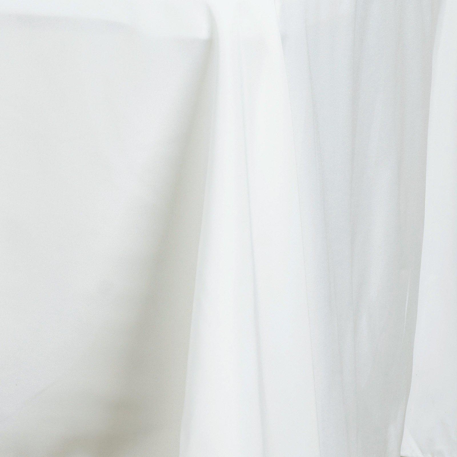 Exclusive 220GSM Stain-Resistant White Polyester 72x120 Rectangle Tablecloth for Weddings & Events