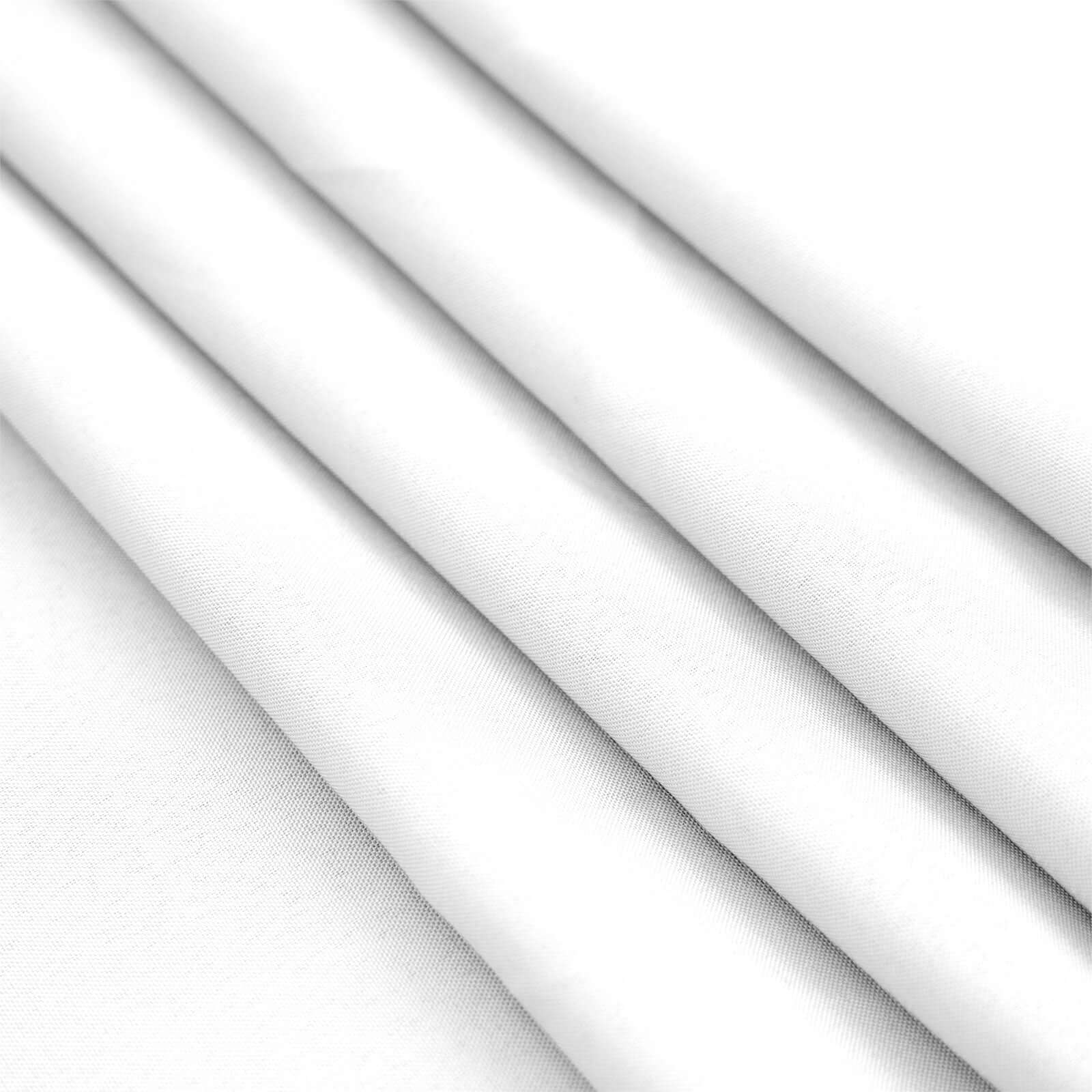 Seamless Wrinkle-Resistant White Polyester Tablecloth (90x156) for Elegant Gatherings - Great Deal!