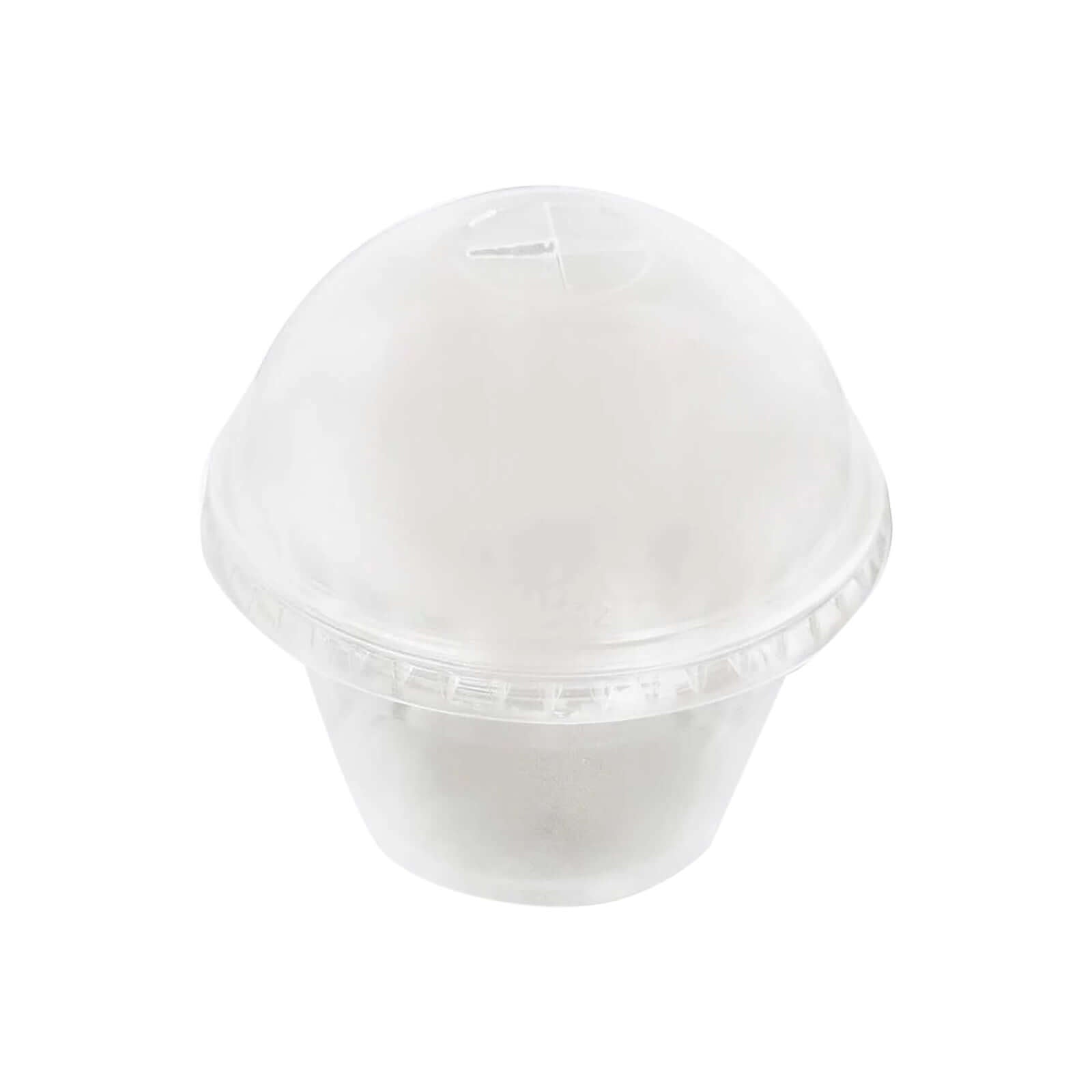 Hot! 50-Pack 7oz Clear Plastic Dessert Parfait Cups with Dome Lids for Ice Cream