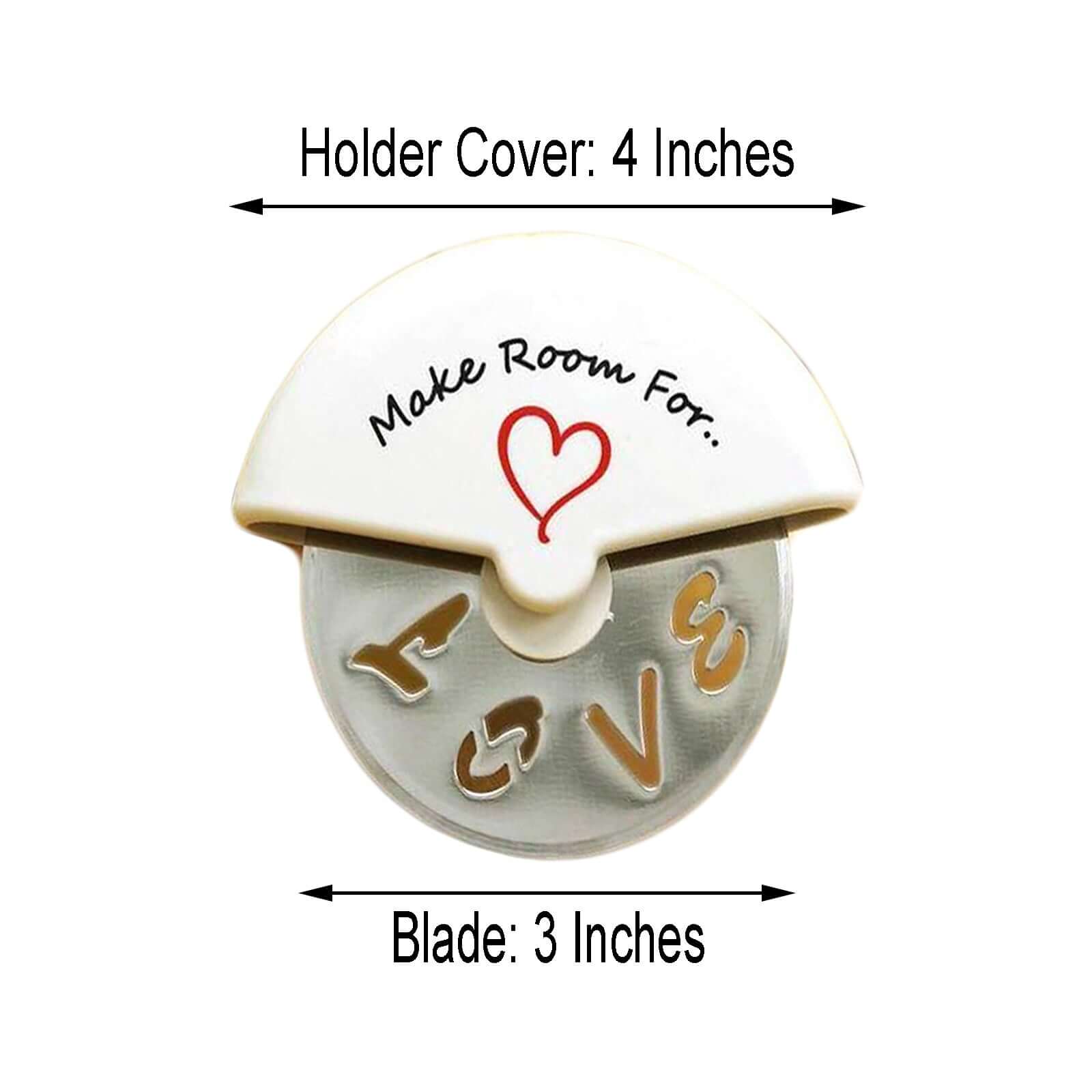 Hot Deal! Stainless Steel Pizza Cutter as Party Favor for Love