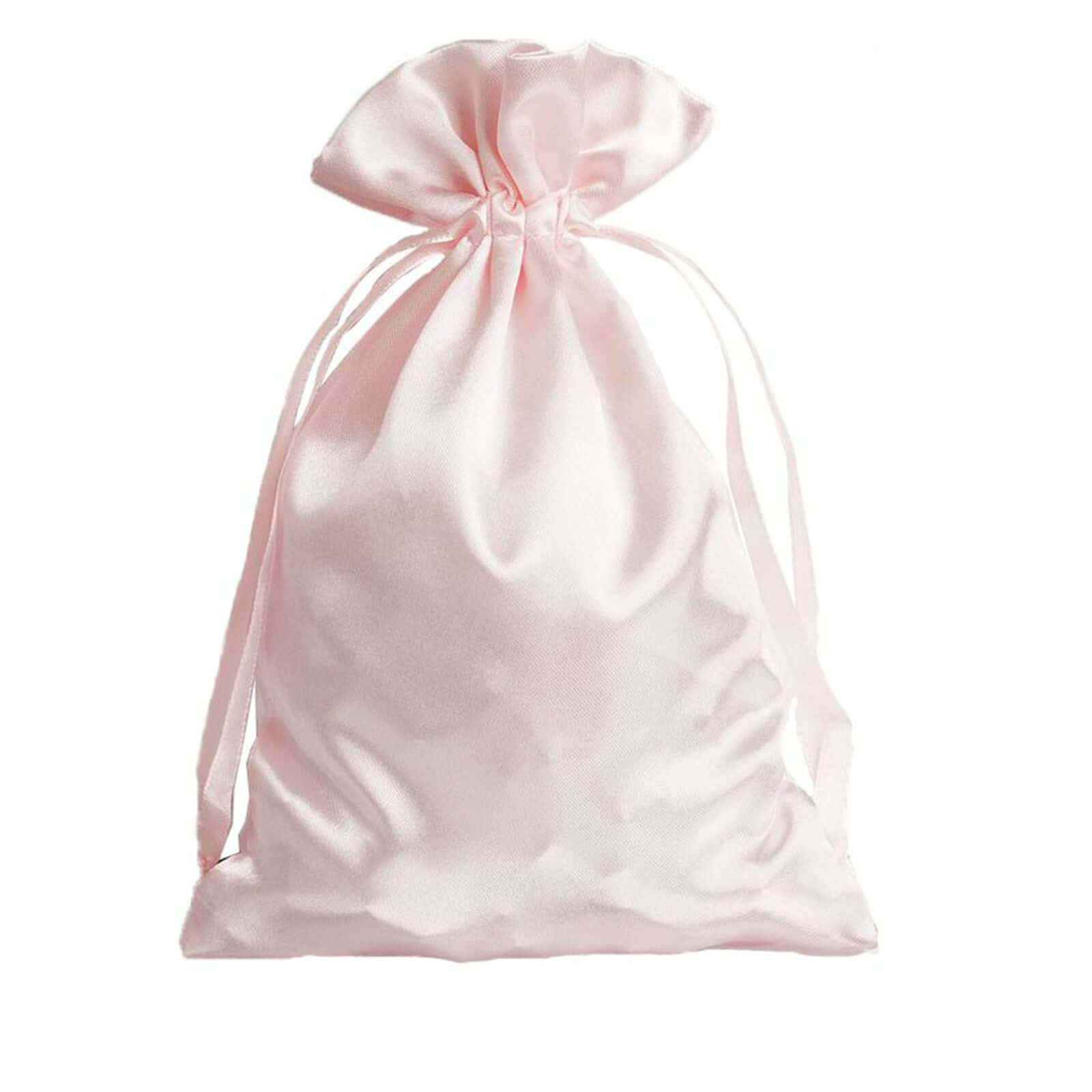 Hot Deal! 12-Pack 6x9 Blush Satin Drawstring Wedding Party Favor Gift Bags